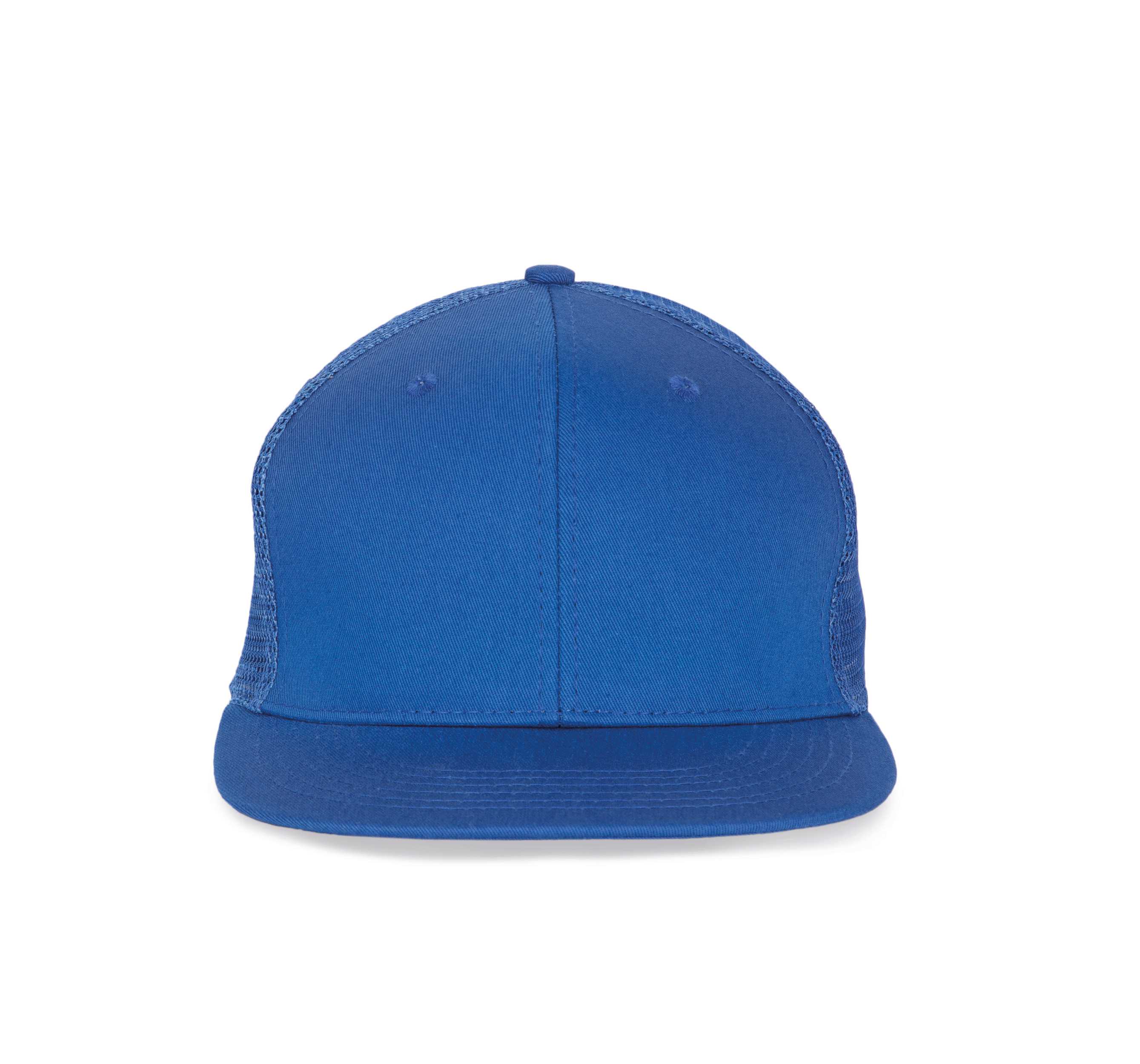 Gorra trucker - 6 paneles visera plana Royal Blue