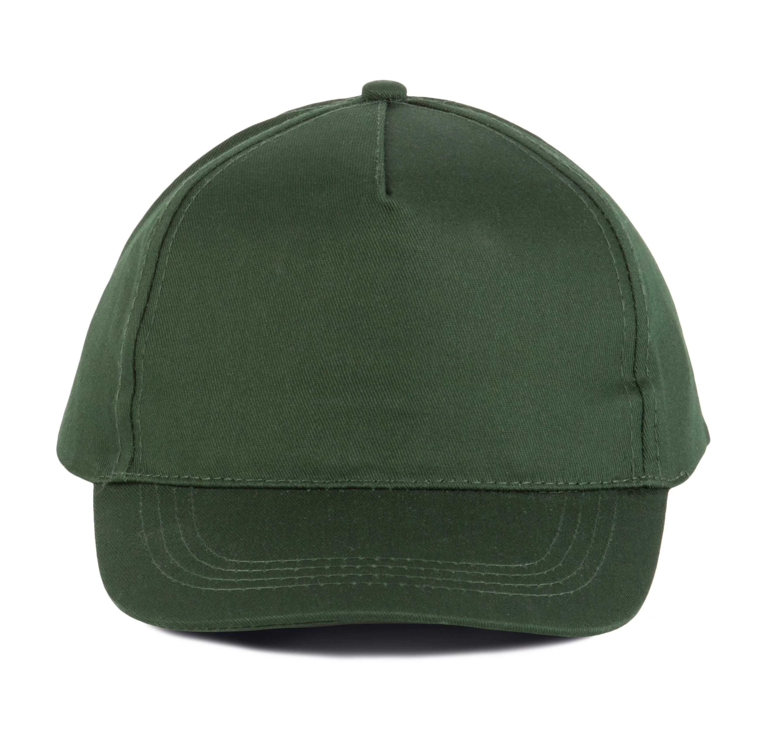 Gorra de algodón 5 paneles Forest Green