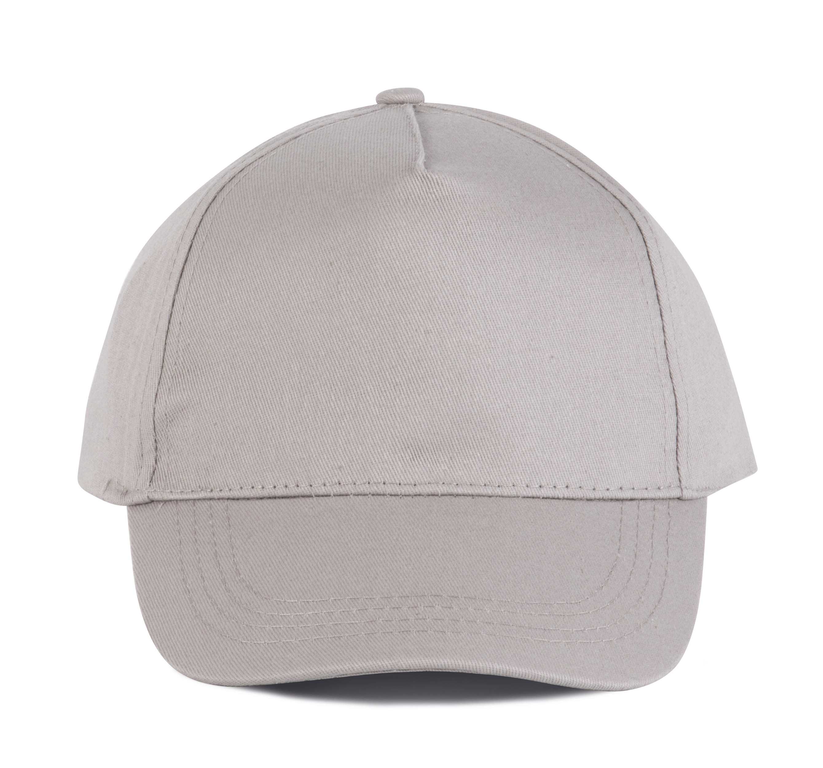Gorra de algodón 5 paneles Light Grey