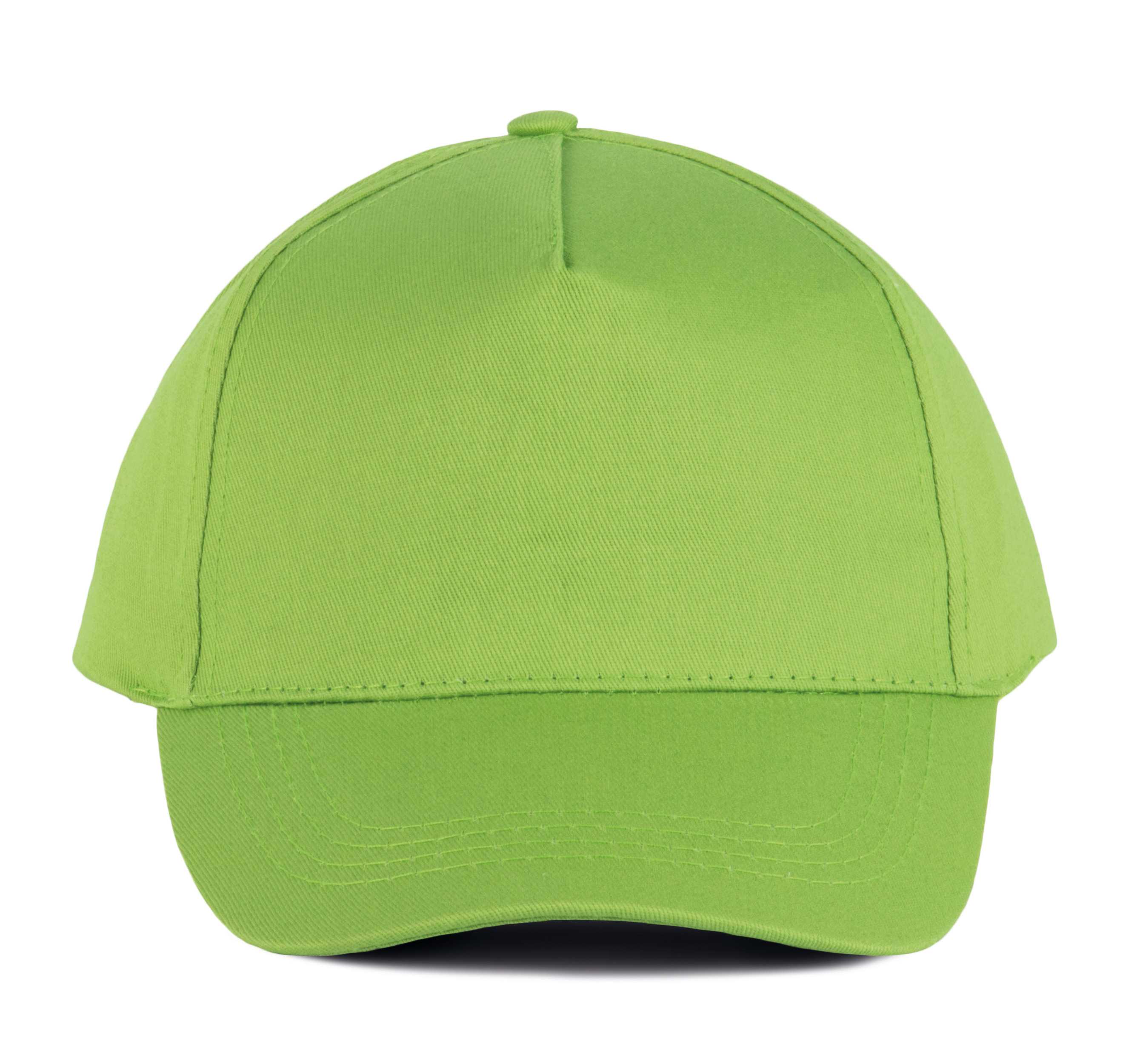 Gorra de algodón 5 paneles Lime