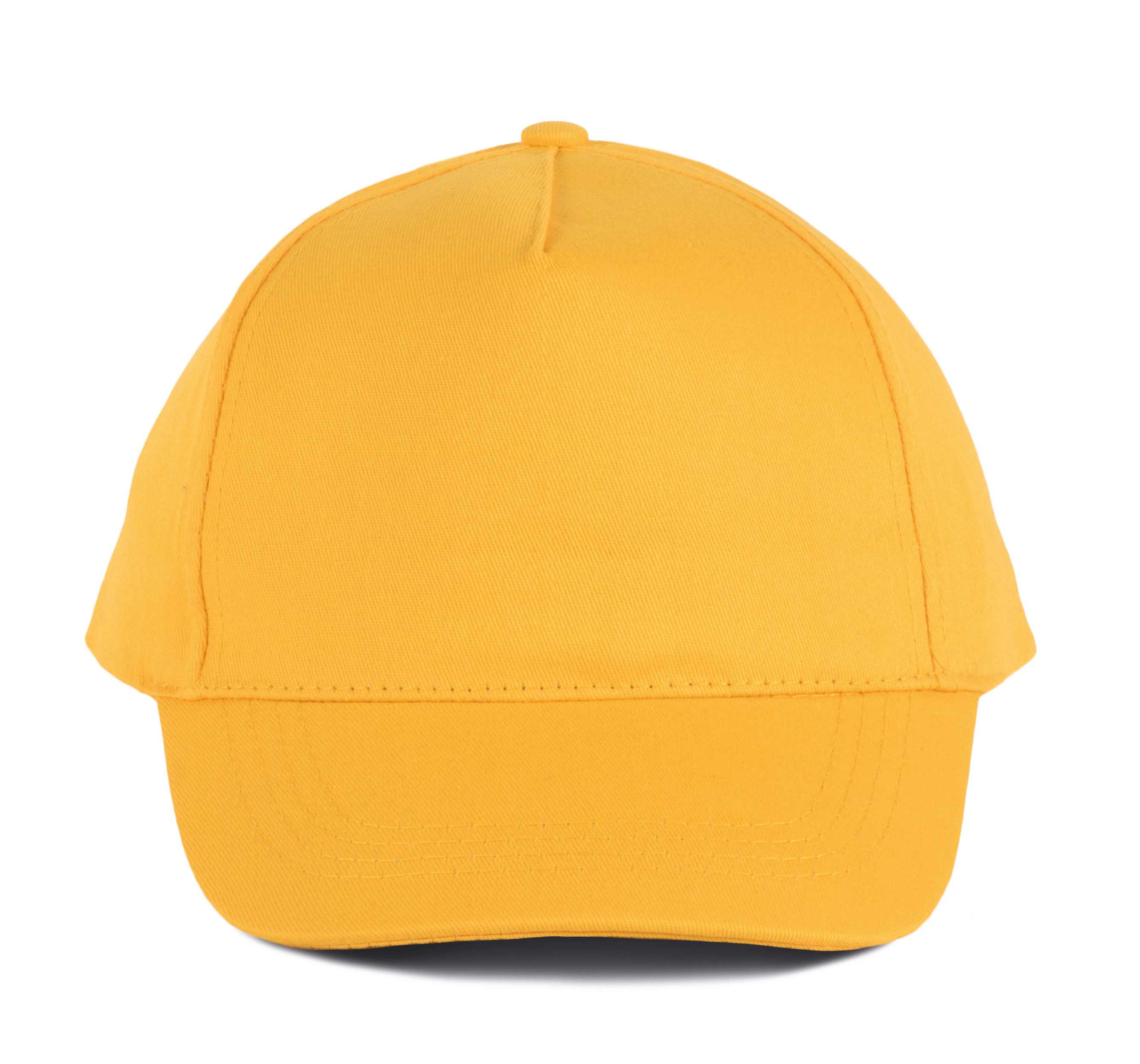 Gorra de algodón 5 paneles Yellow