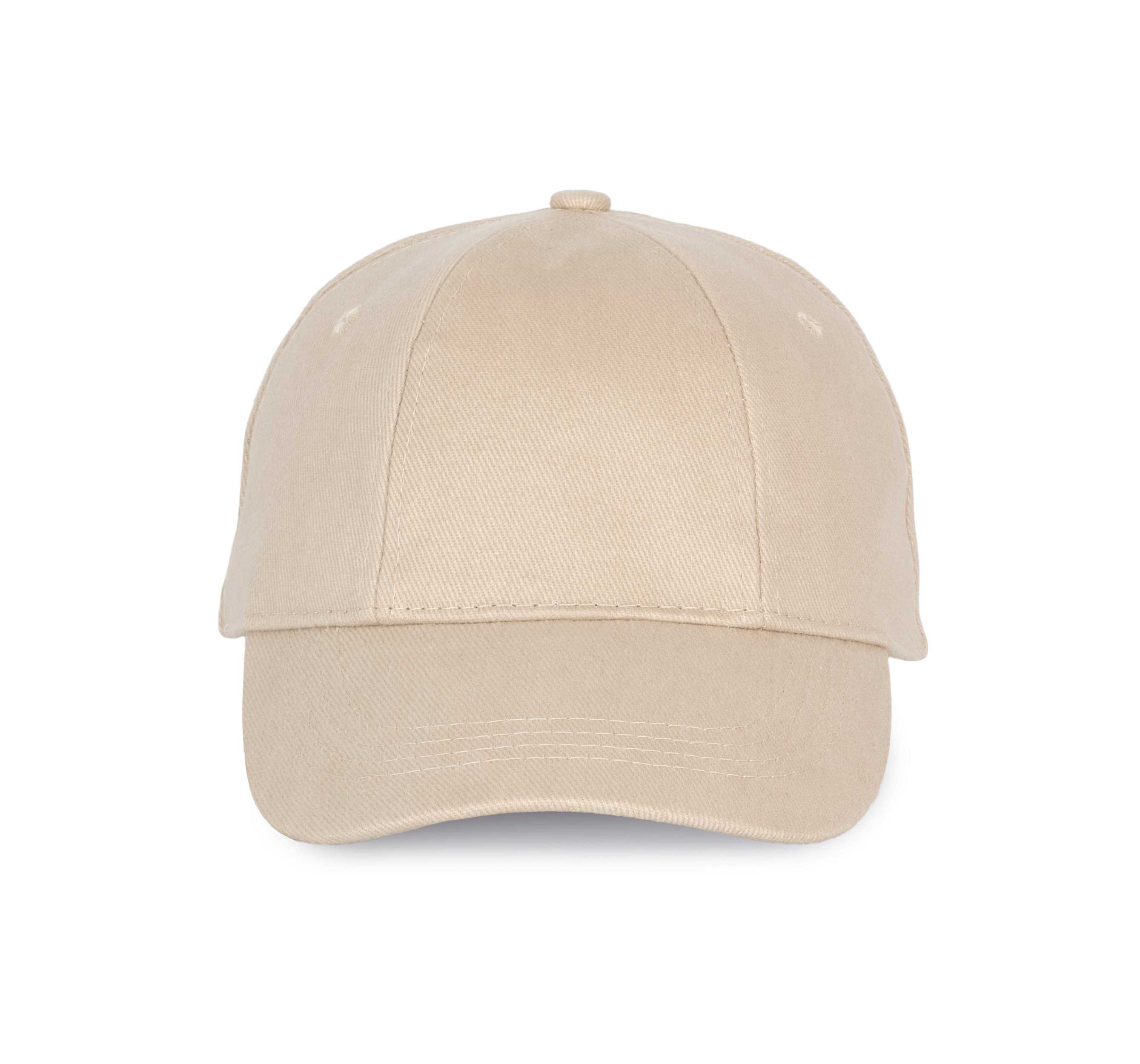 Gorra "Easy printing" 6 paneles Beige