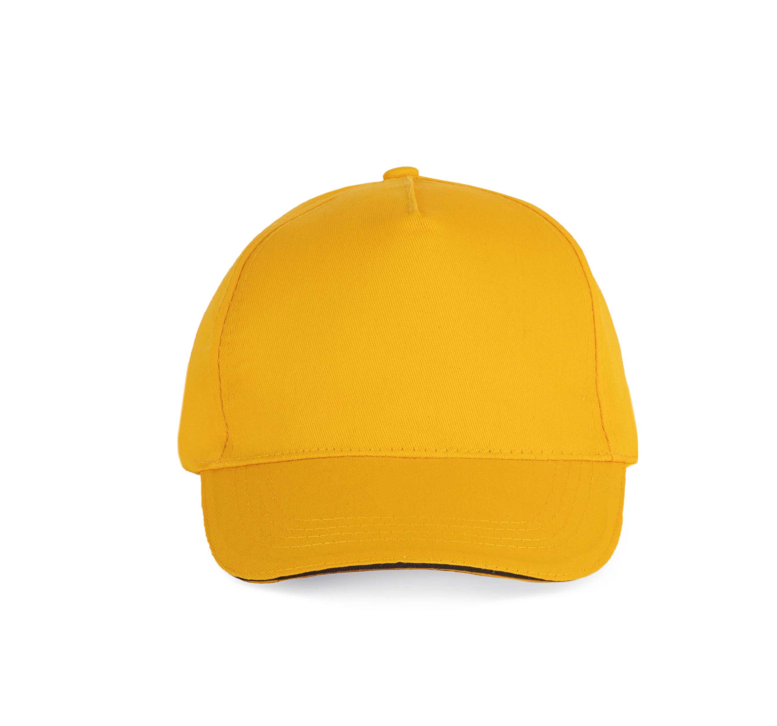 Gorra con sandwich contrastado - 5 paneles Yellow / Dark Grey