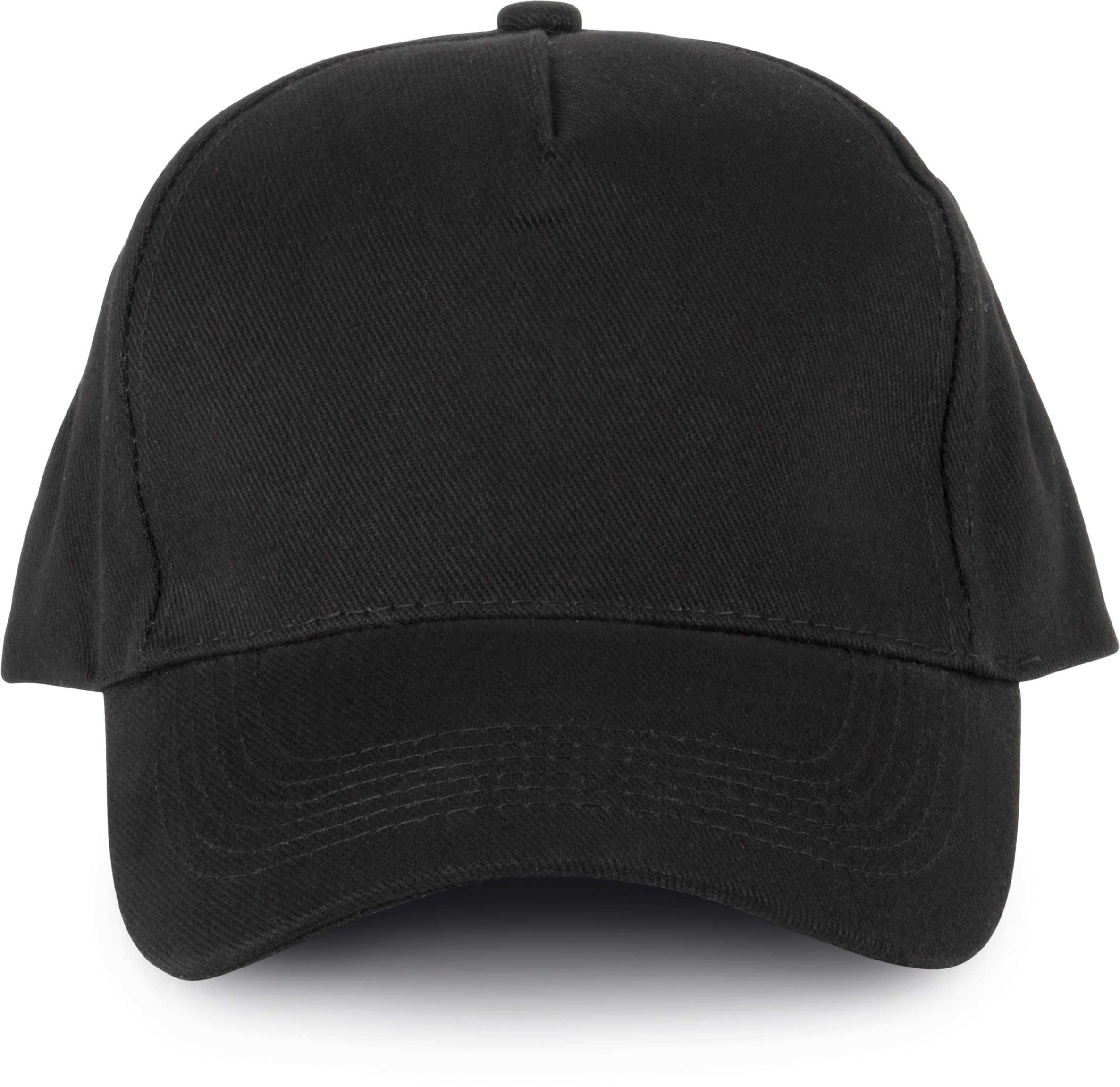 Gorra Algodón Orgánico - 5 paneles Black