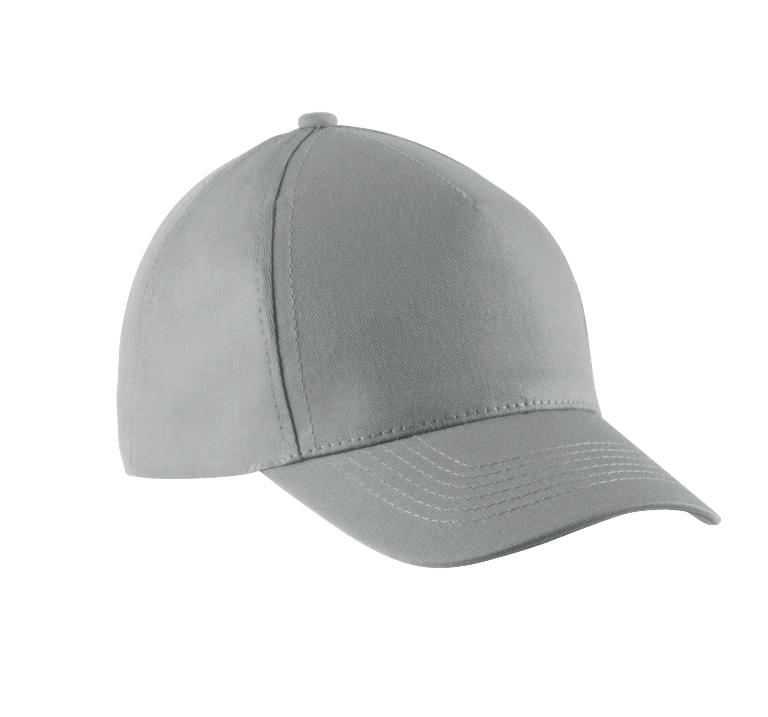 Gorra algodón - 5 paneles Light Grey