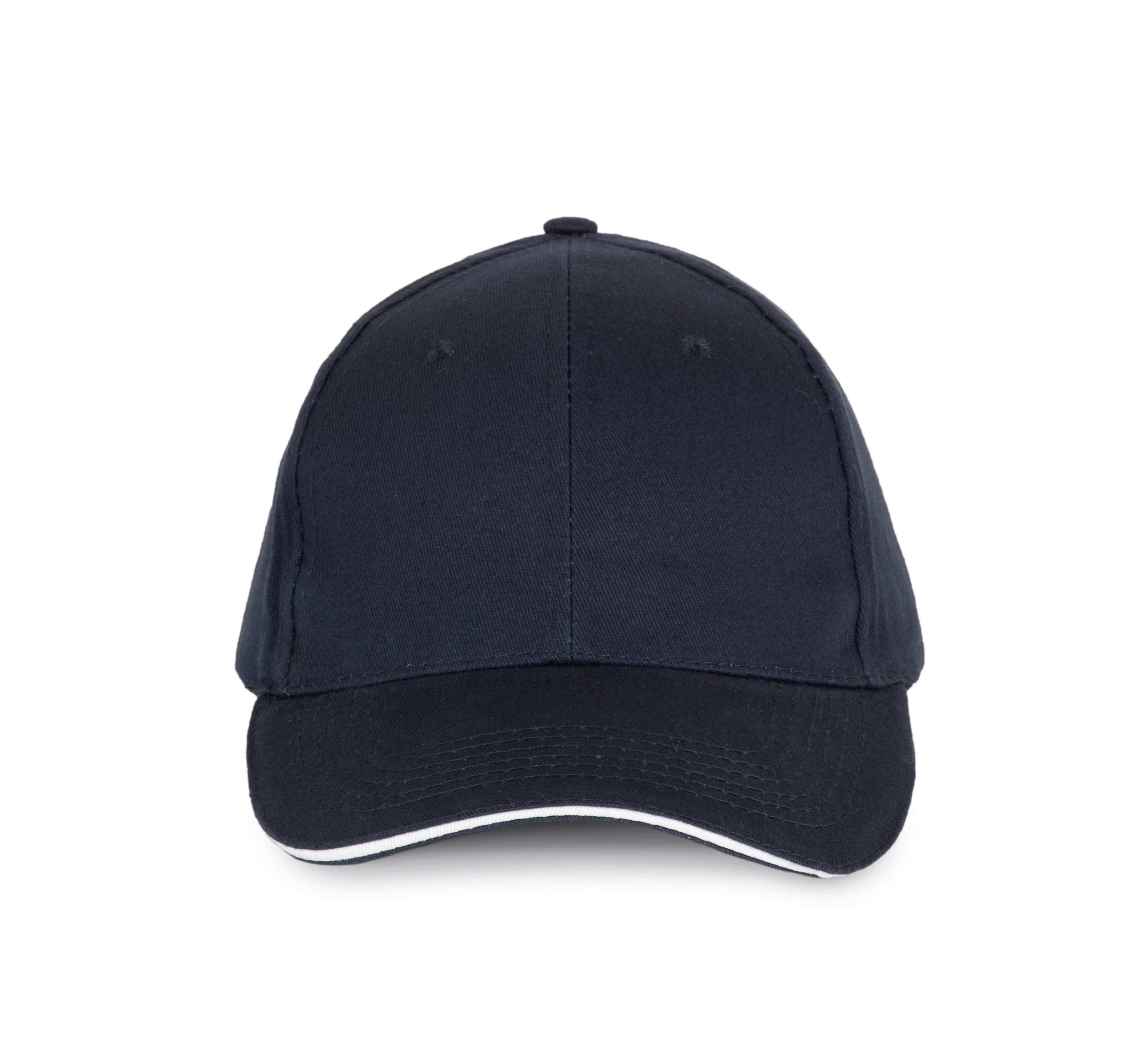Gorra con sándwich contrastado - 6 paneles Navy / White
