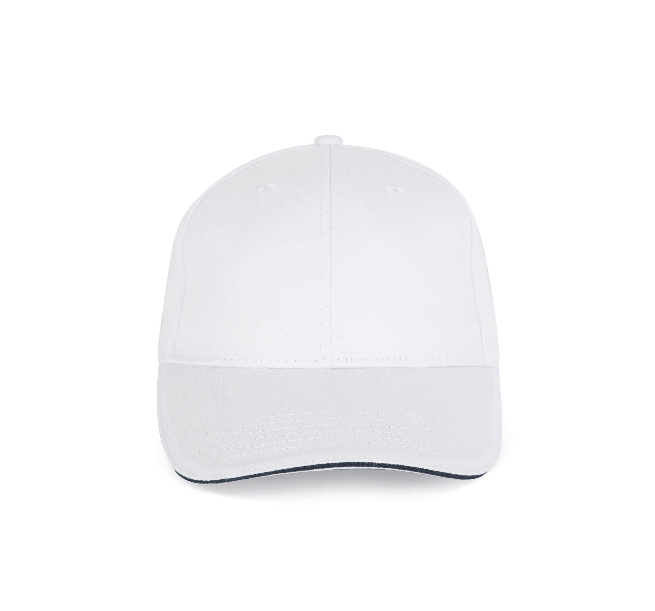 Gorra con sándwich contrastado - 6 paneles White / Navy