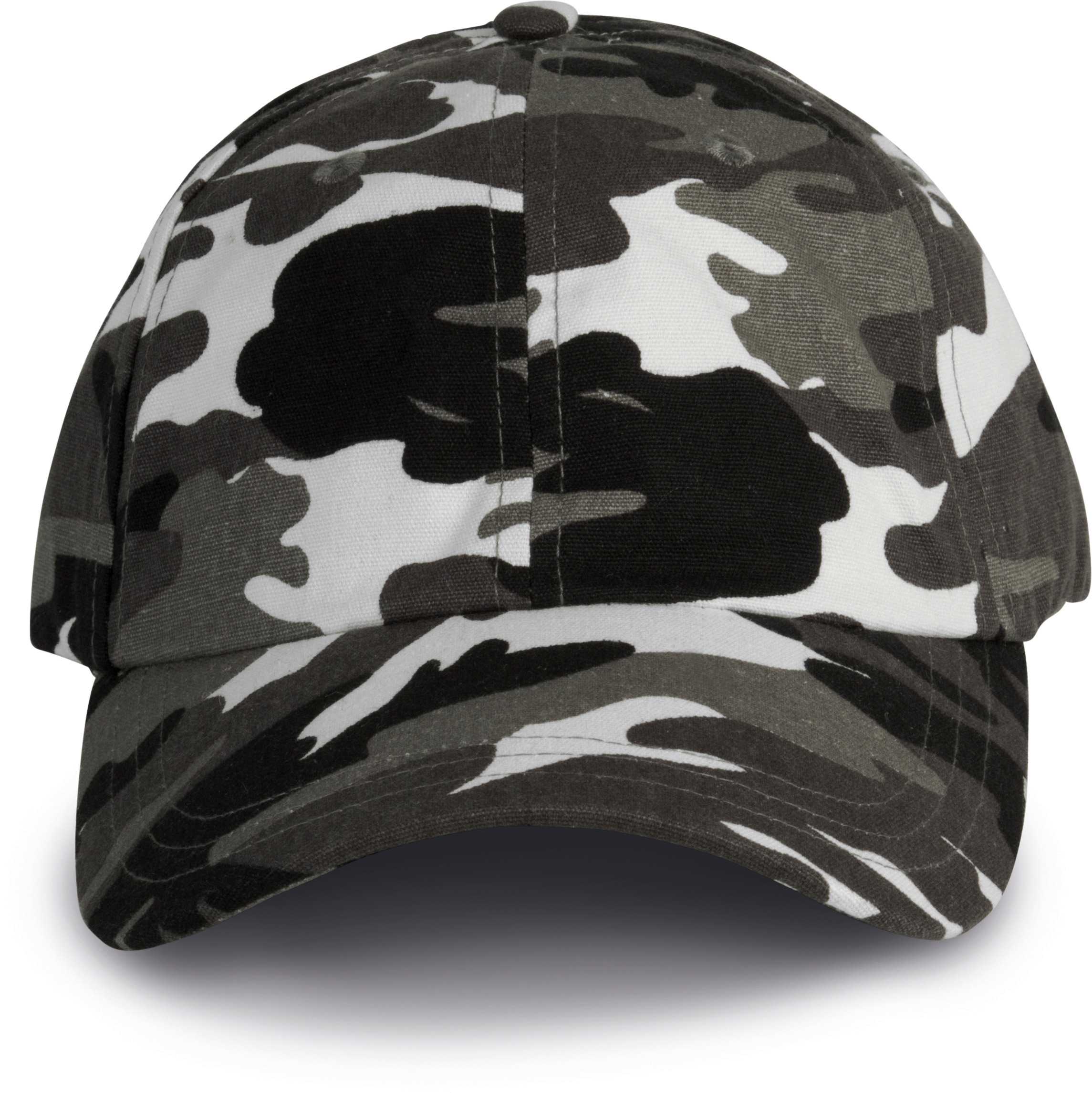 Dad cap - 6 paneles Grey Camouflage