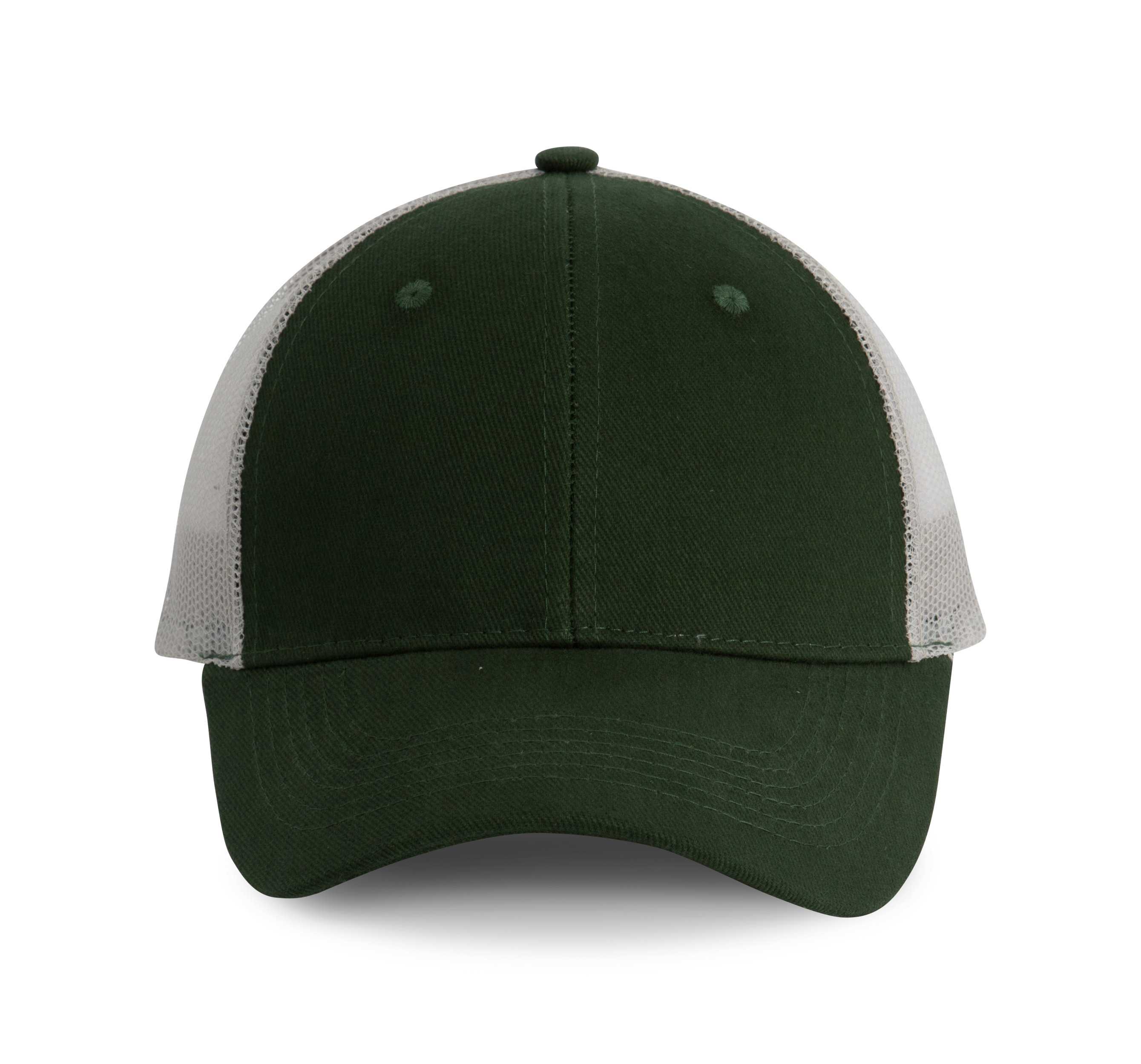 Gorra Trucker - 6 paneles Forest Green / Light Grey