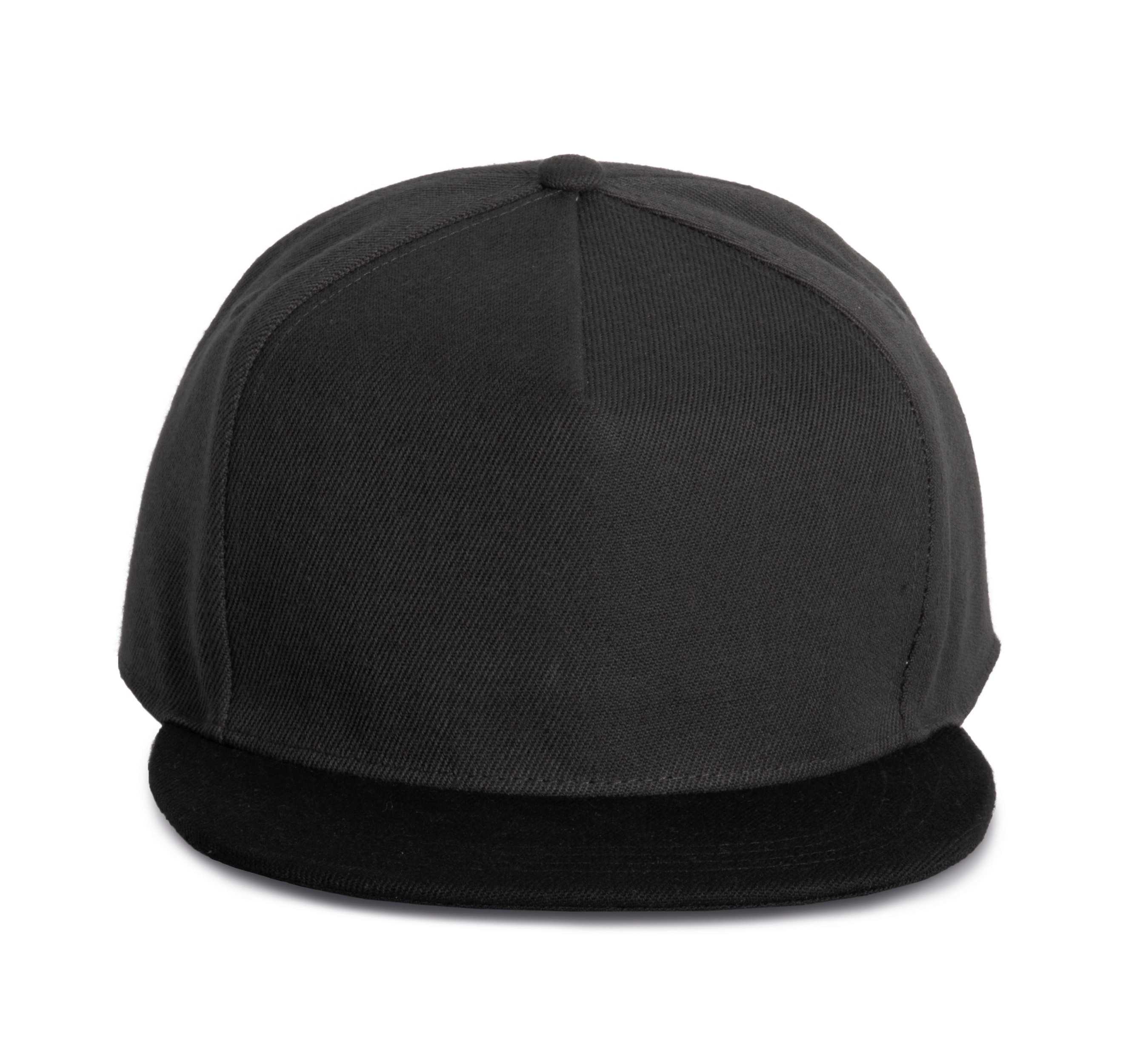 Gorra Snapback - 5 paneles Dark Grey / Black