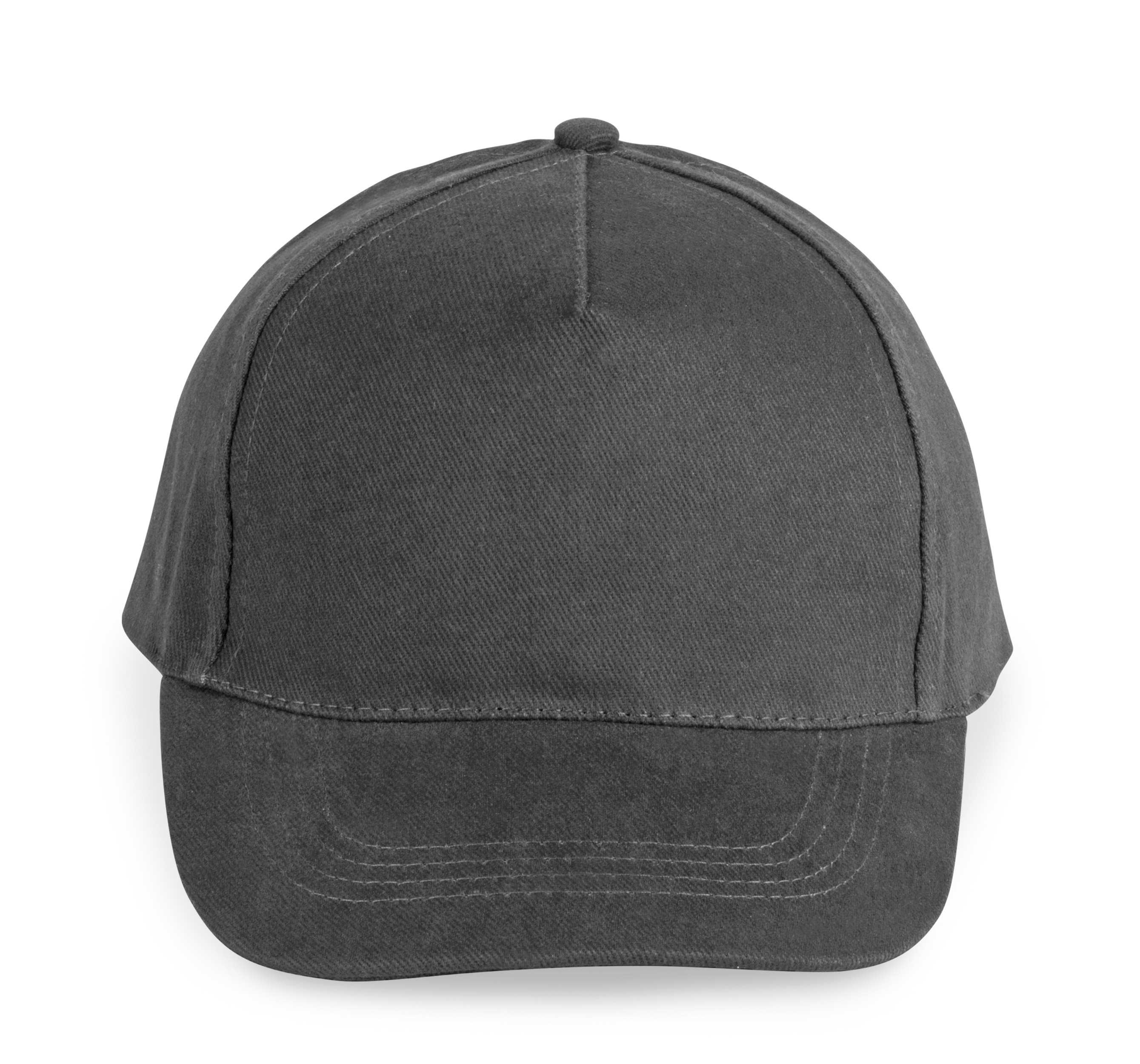 Gorra algodón grueso - 5 paneles Dark Grey