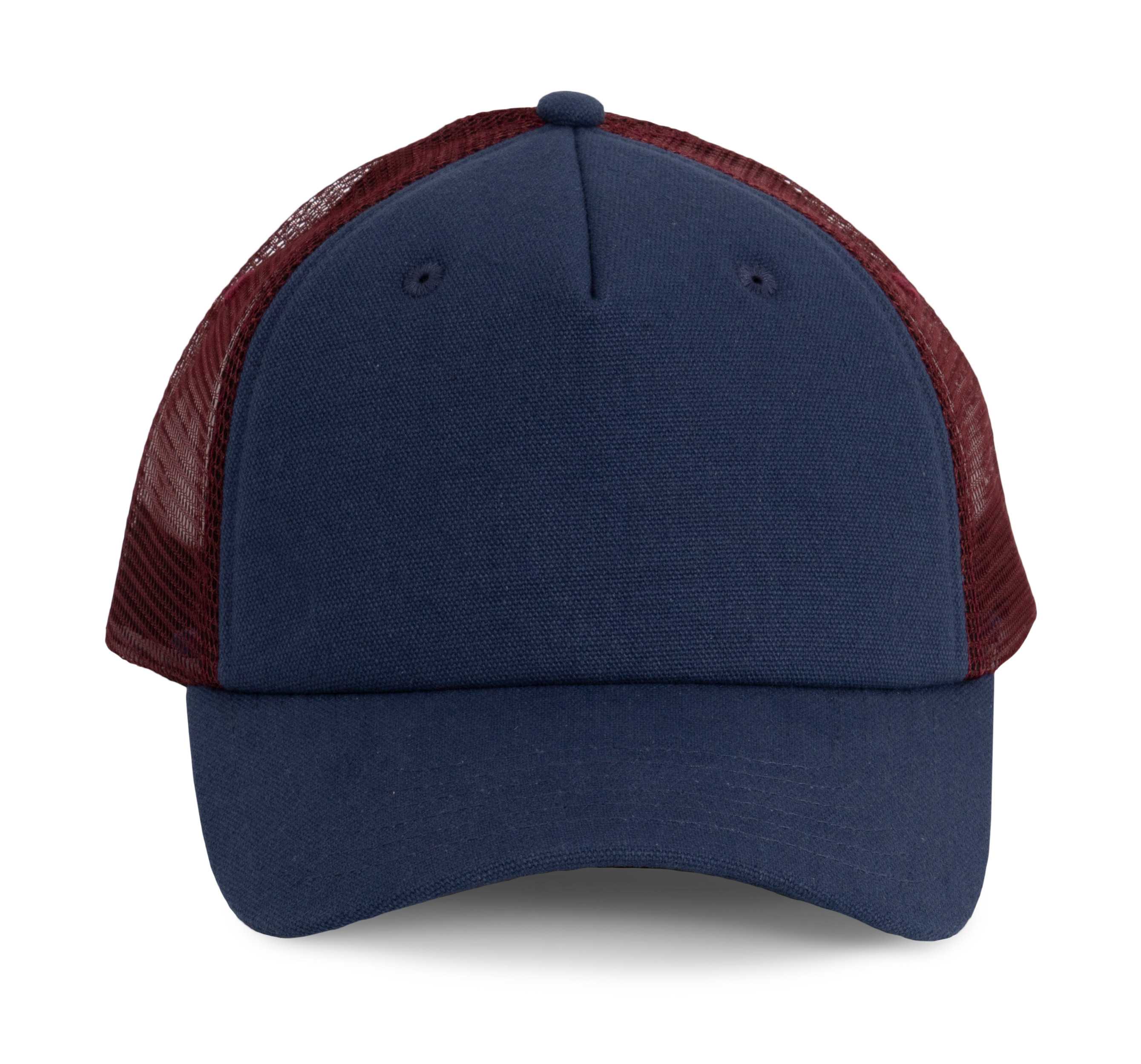 Gorra Trucker - 5 paneles Indigo / Indigo / Wine