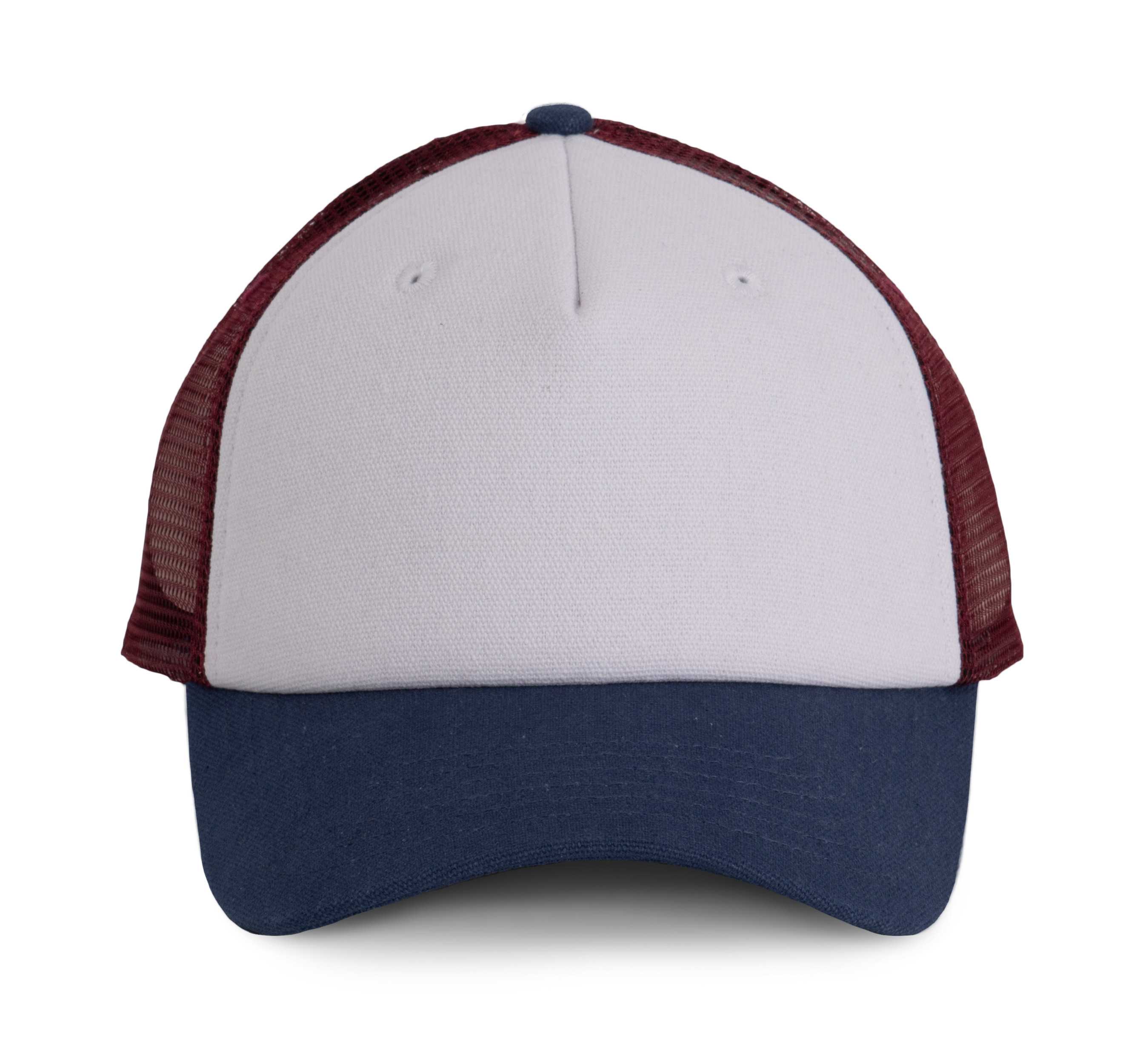 Gorra Trucker - 5 paneles White / Indigo / Wine