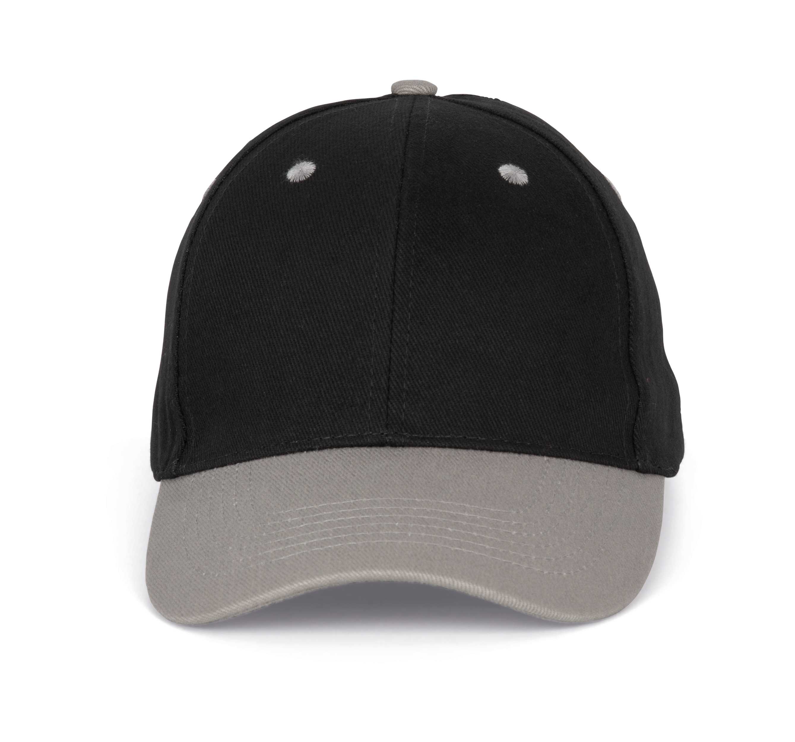Gorra - 6 paneles Black / Light Grey