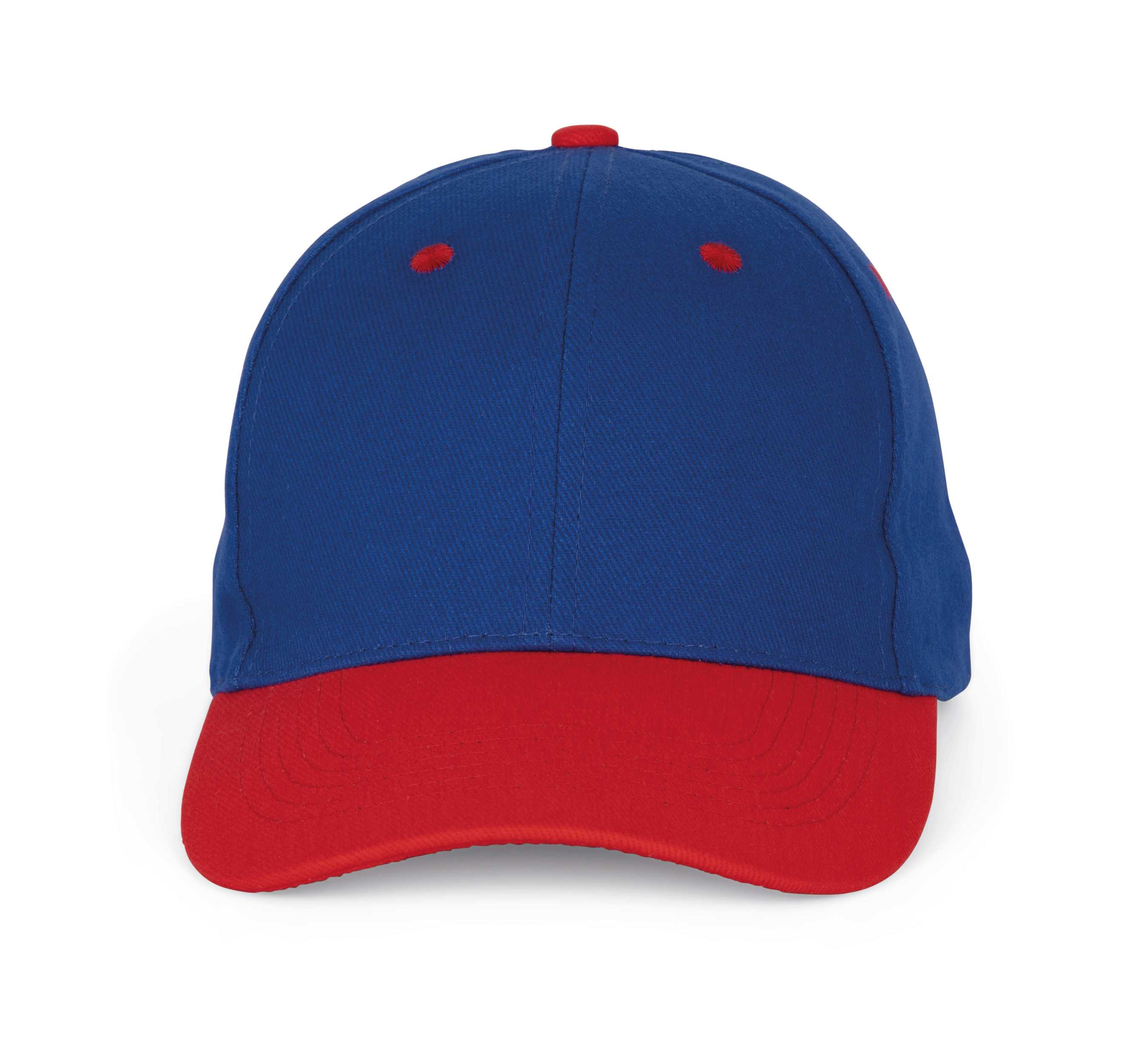 Gorra - 6 paneles Royal Blue / Red