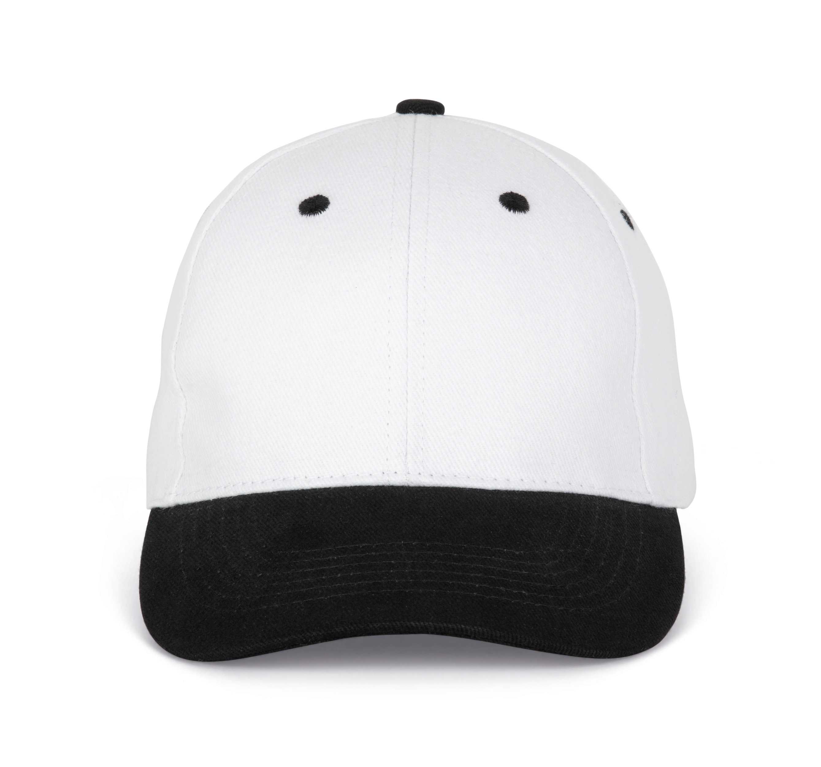 Gorra - 6 paneles White / Black