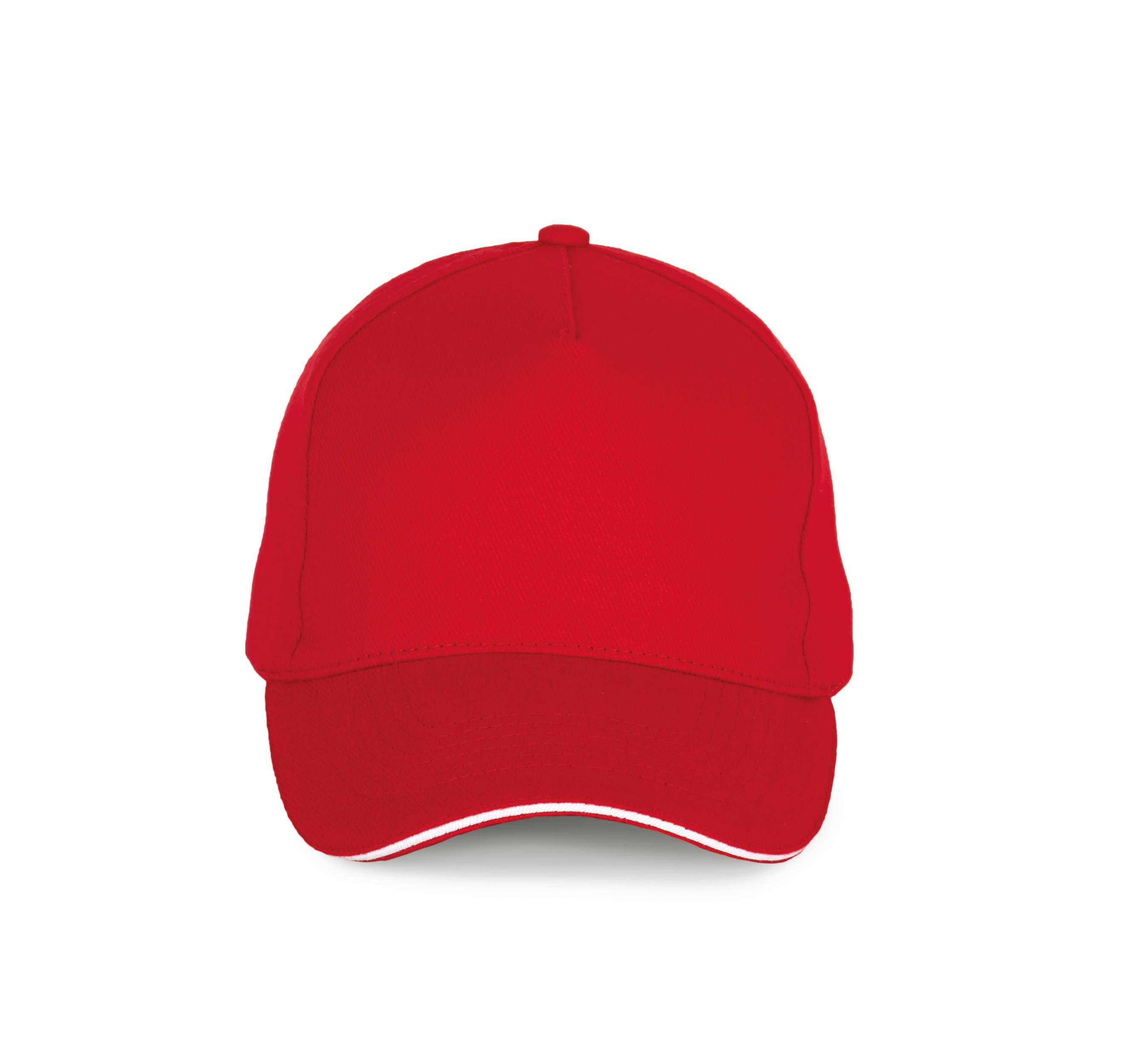 Gorra - 5 paneles Red / White