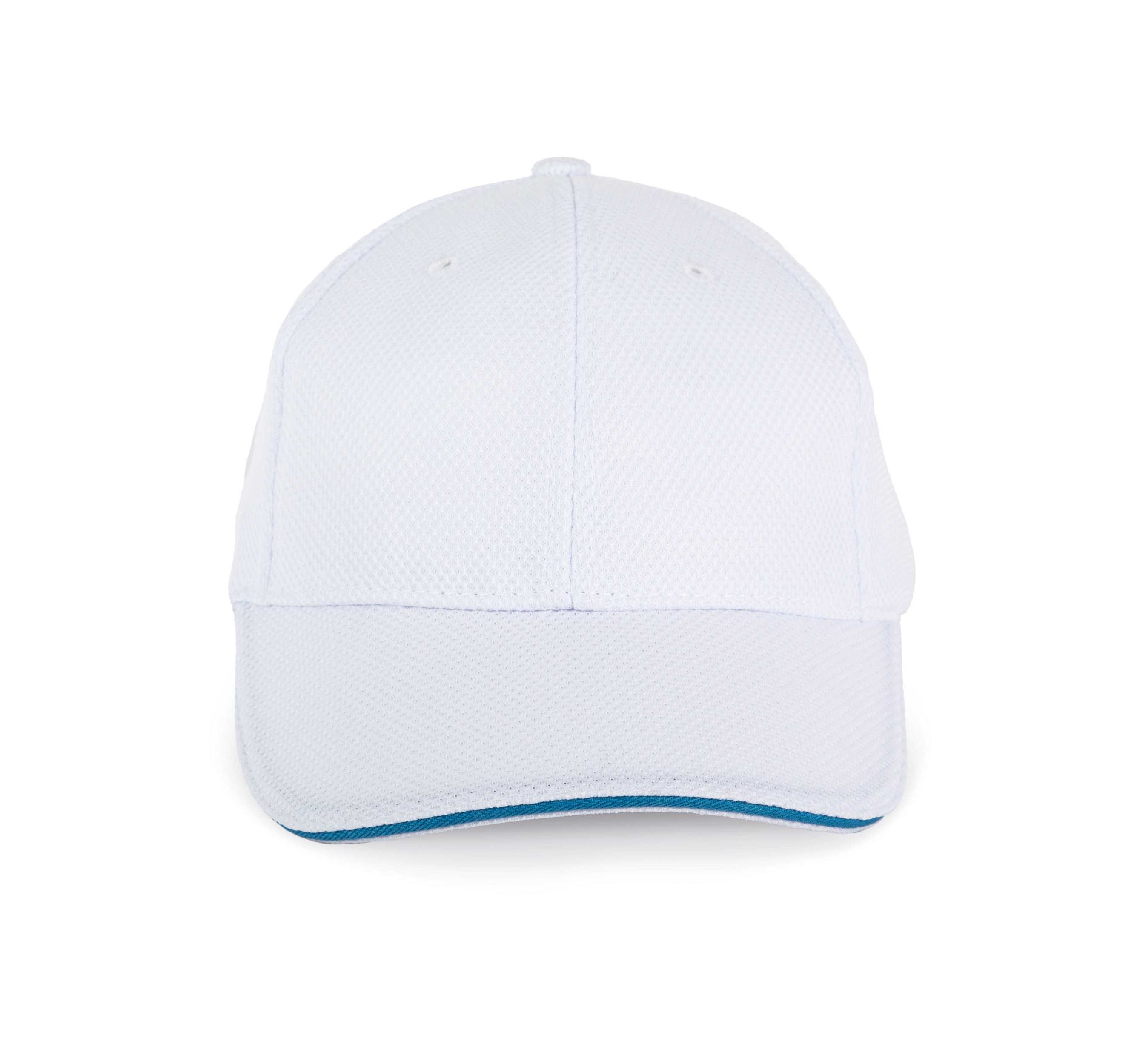 Gorra deportiva White / Aqua Blue