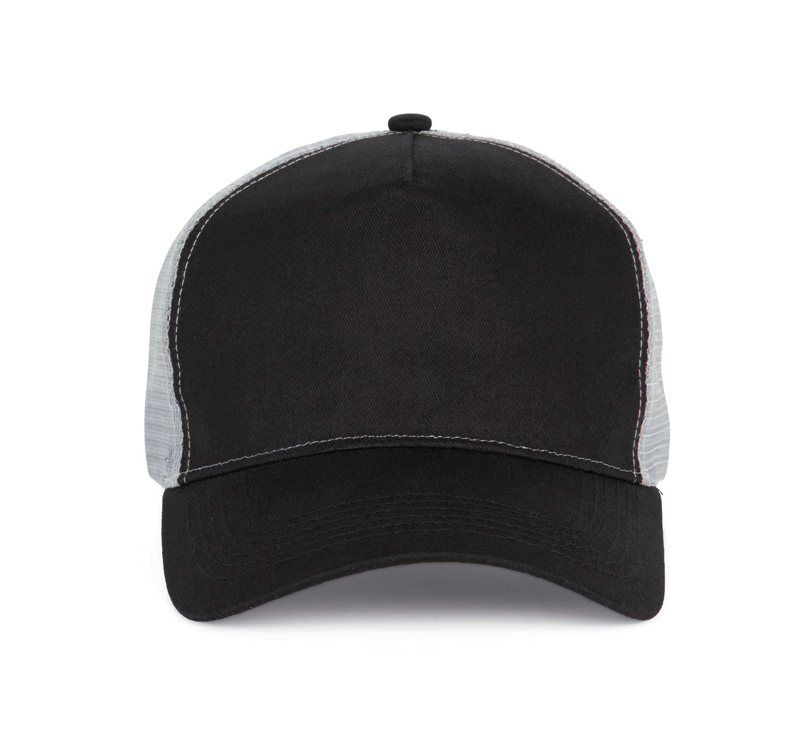 Gorra trucker - 5 paneles Black / Light Grey