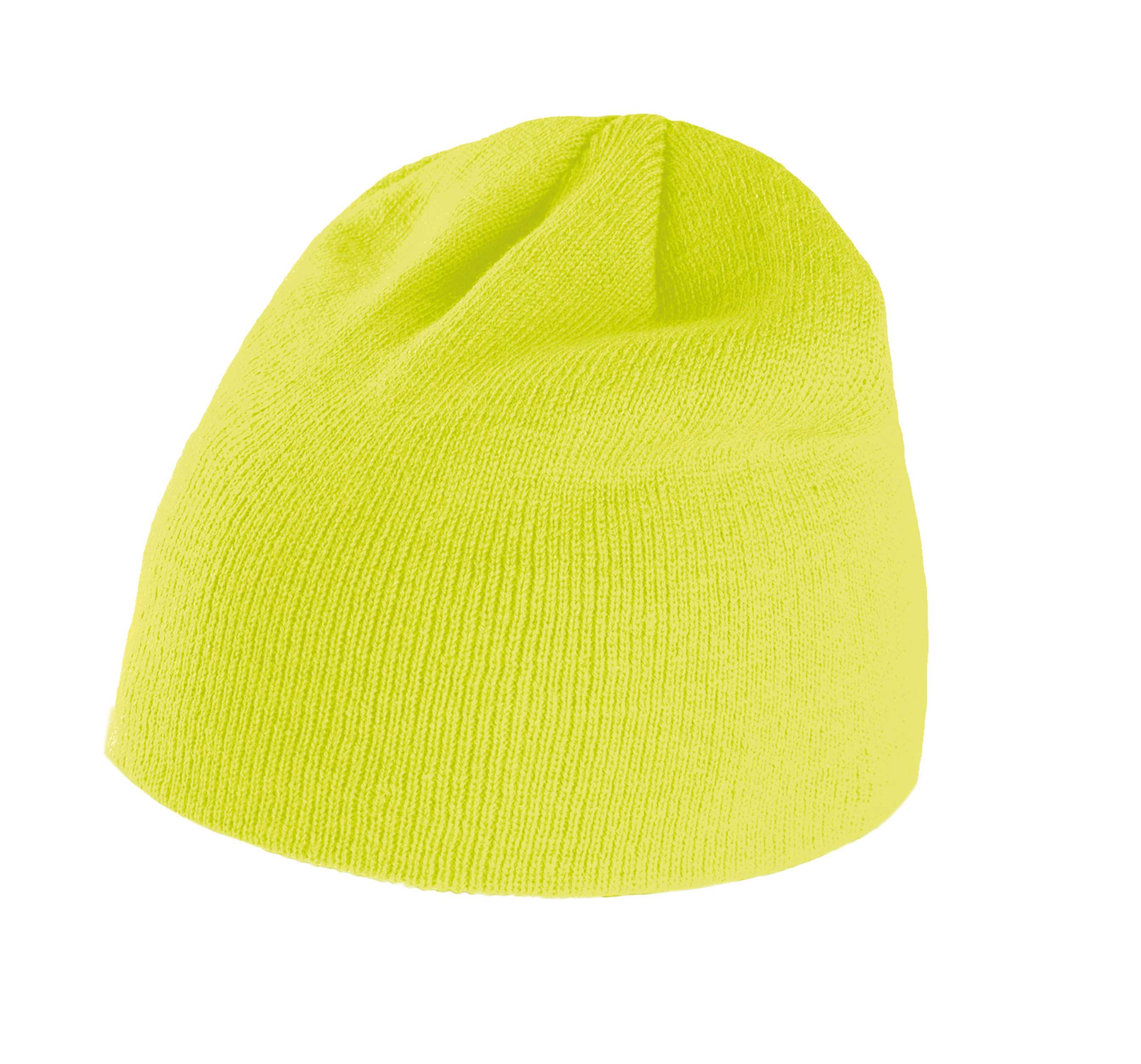 Gorro de punto Fluorescent Yellow