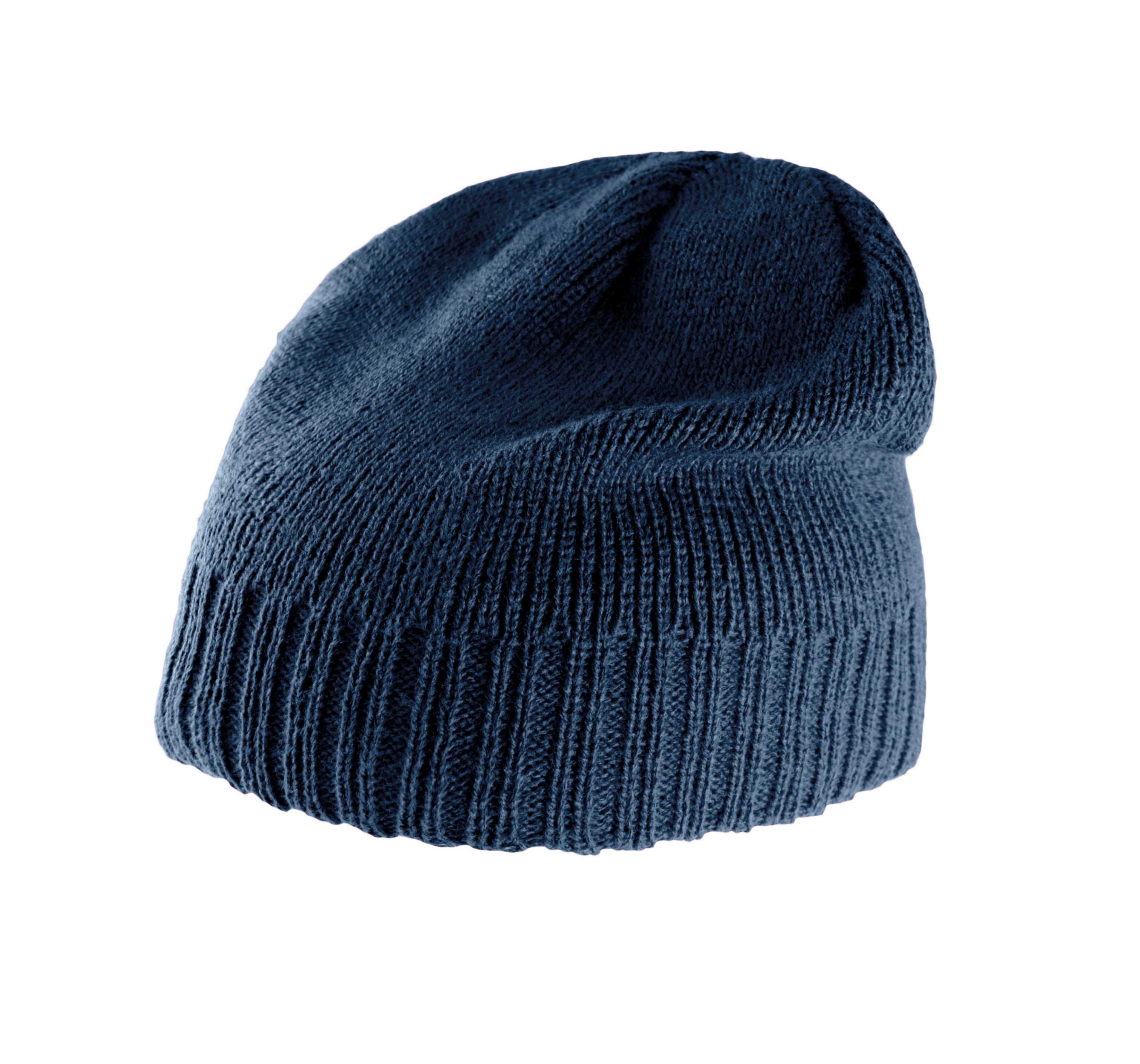 Gorro con borde acanalado Navy