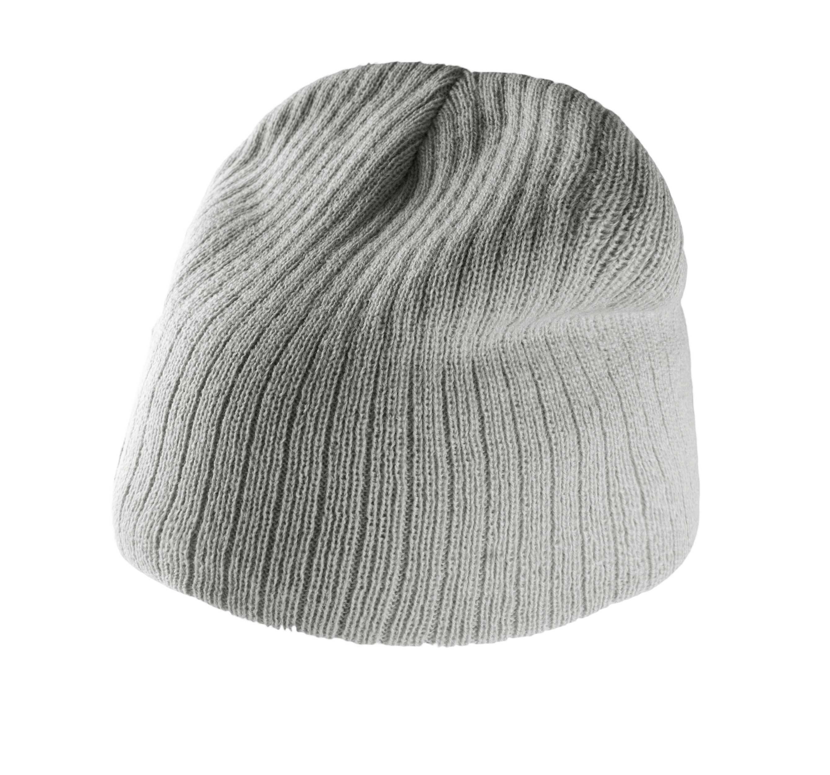 Gorro de punto acanalado Light Grey
