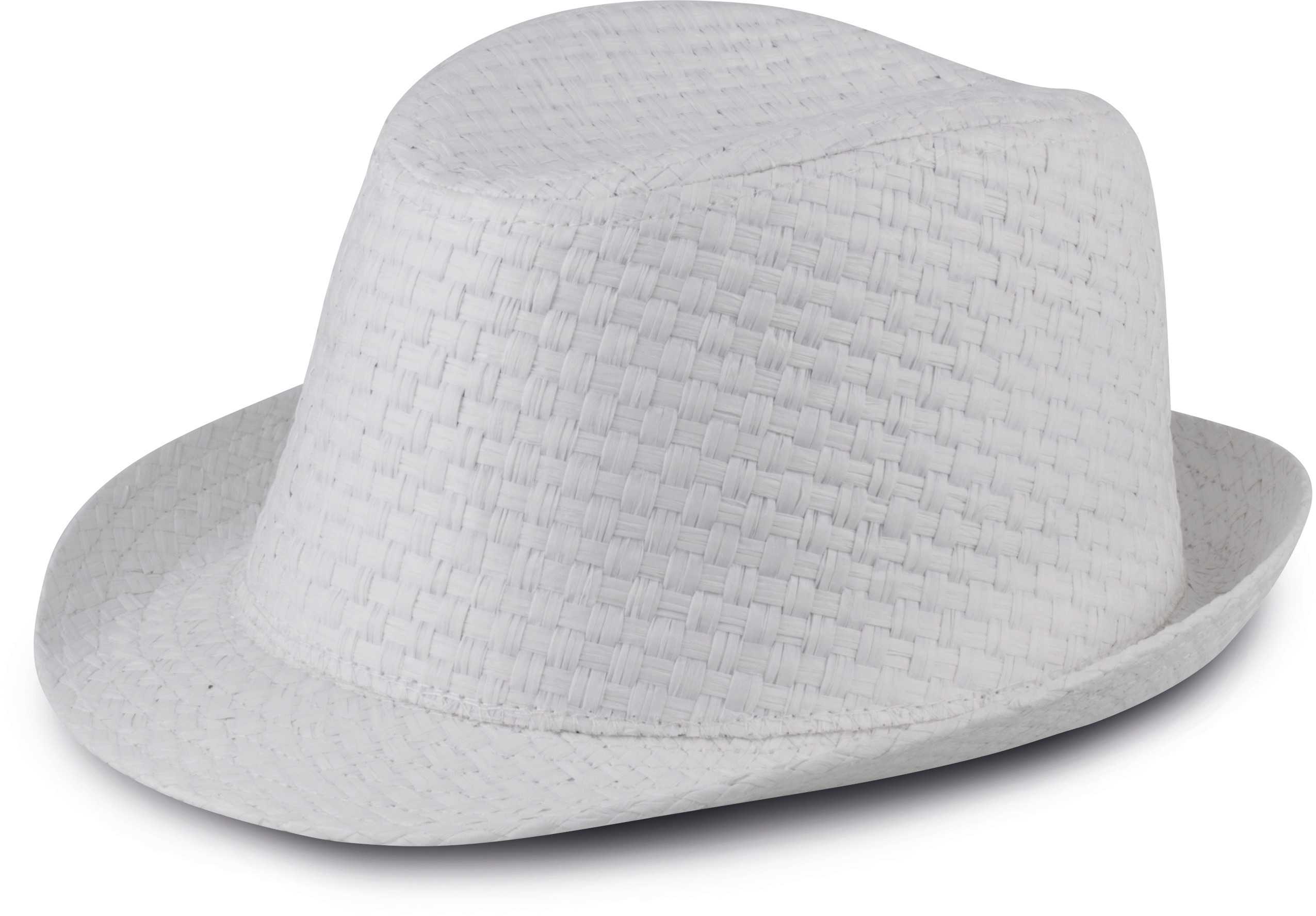 Sombrero de paja estilo Panamá retro White