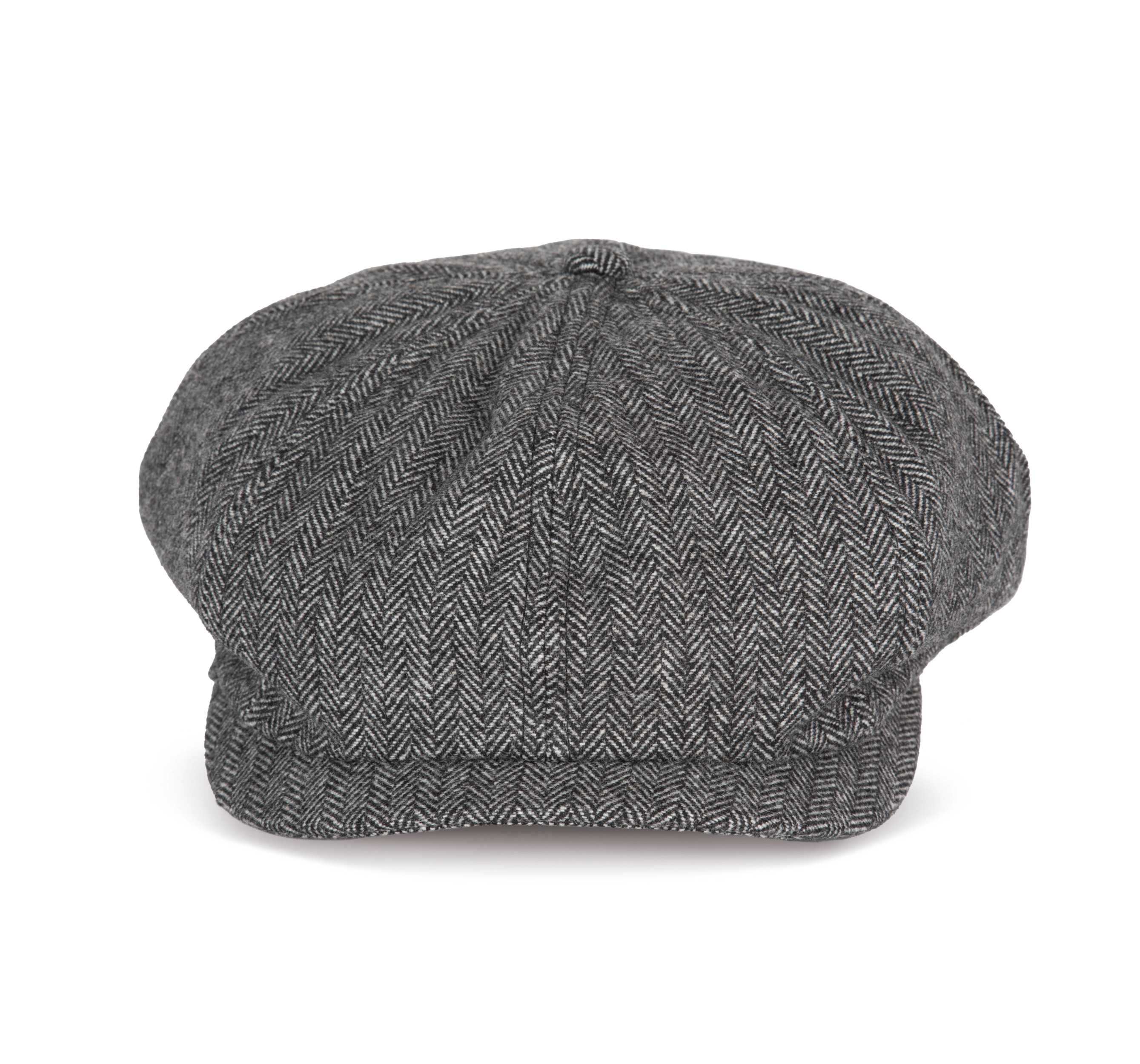 Gorra newsboy Herringbone Grey