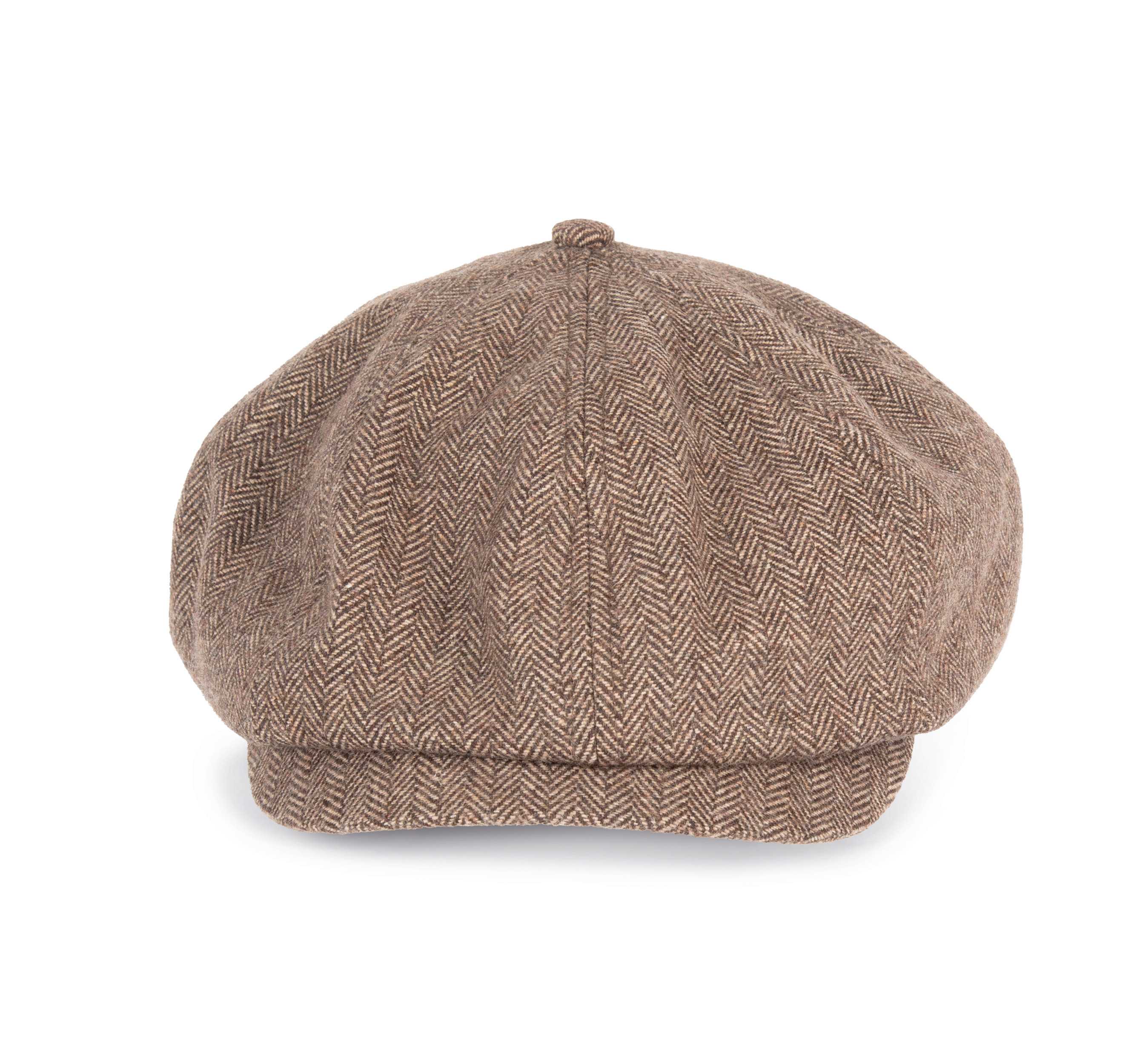 Gorra newsboy Herringbone Sand