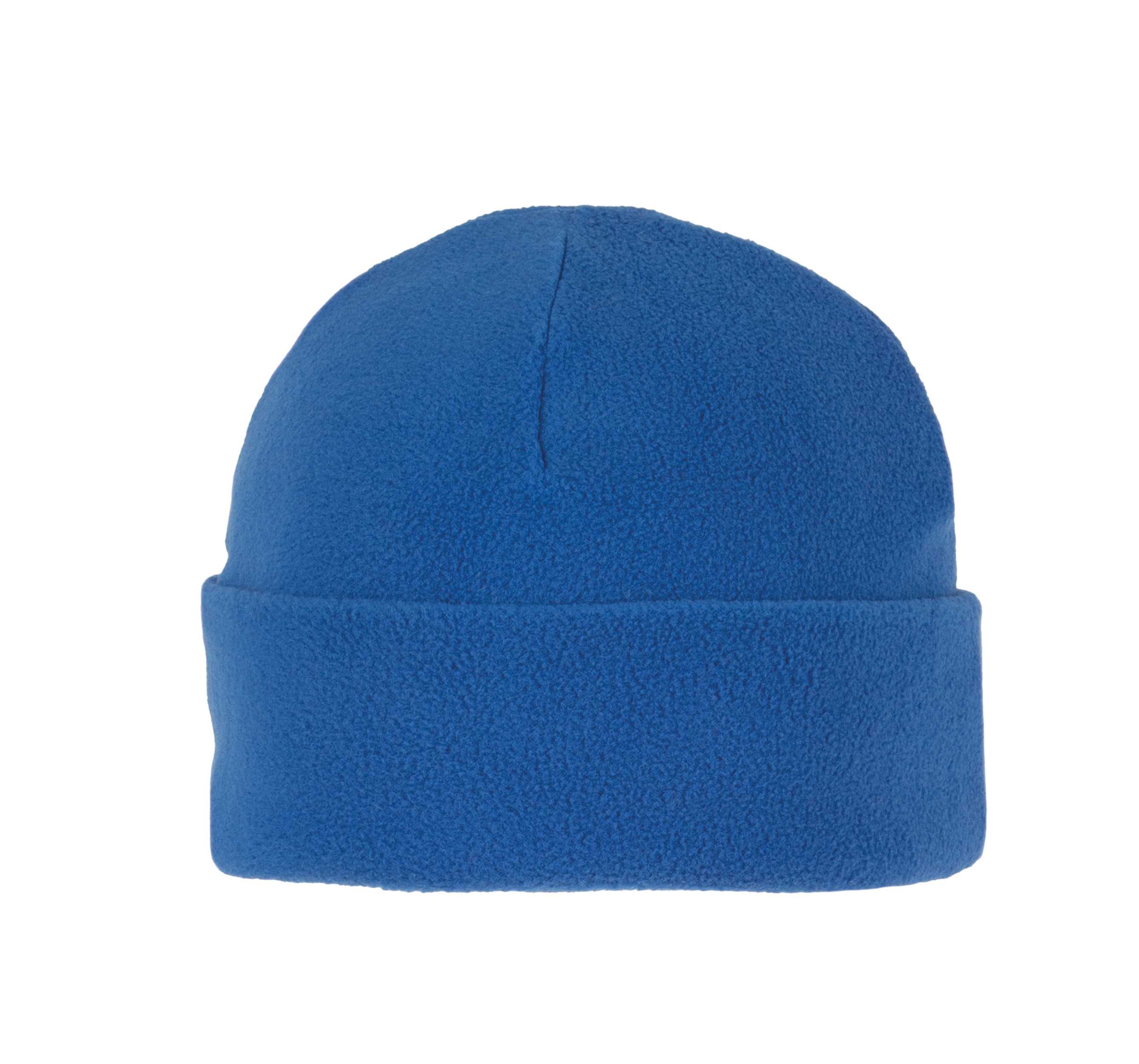Gorro micropolar reciclado con dobladillo Royal Blue