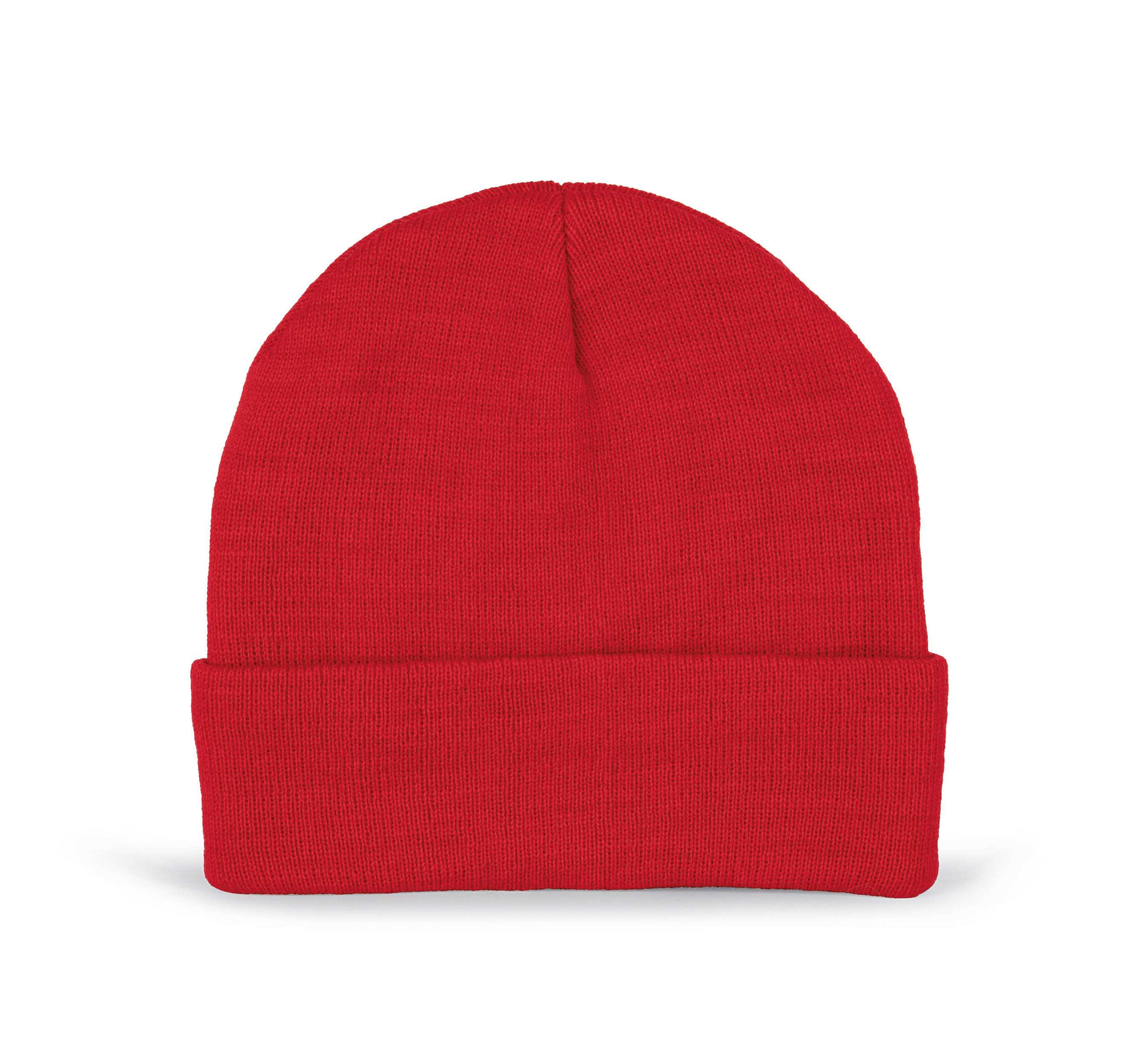 Gorro punto reciclado con forro Red