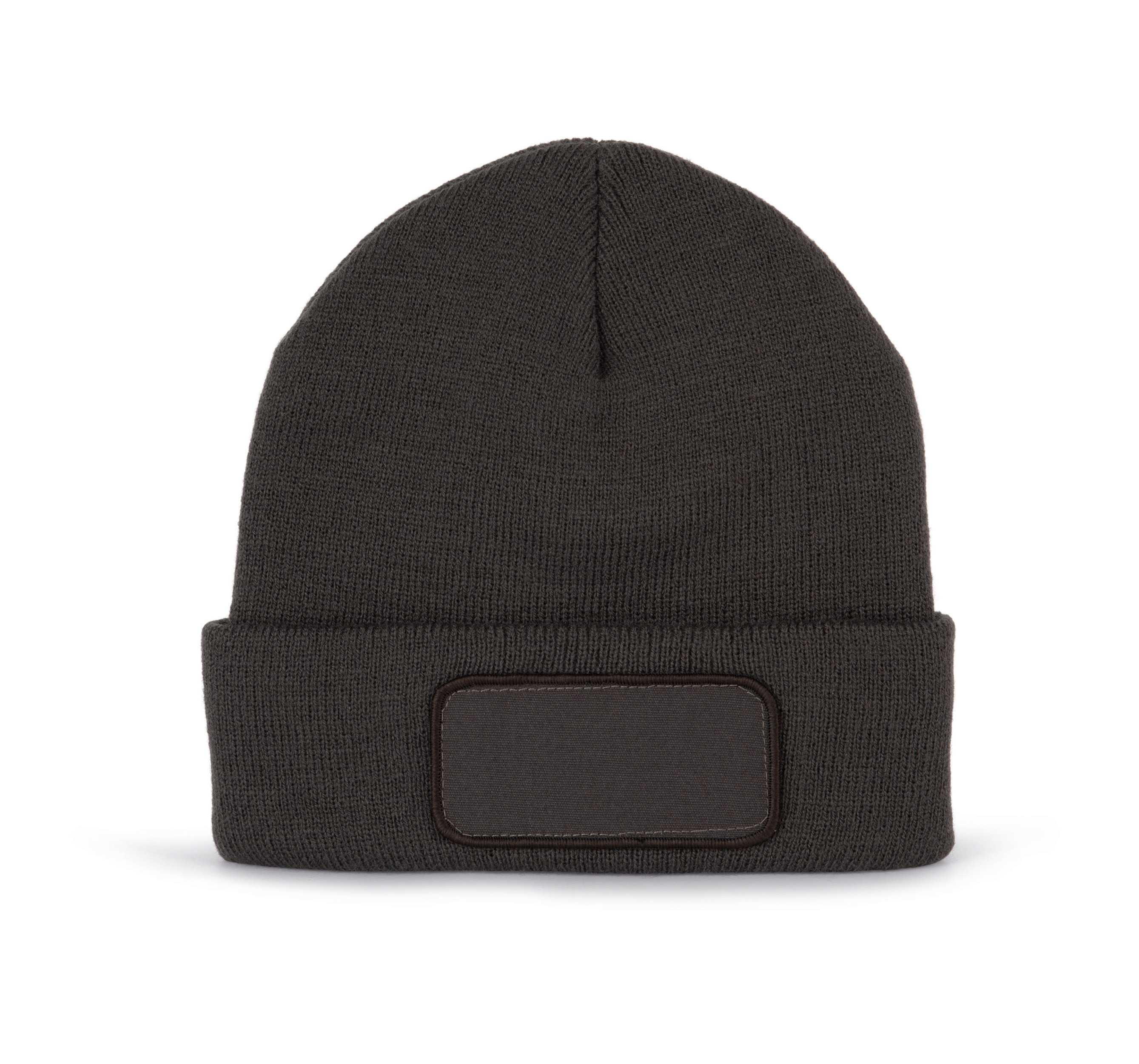Gorro con parche y forro Thinsulate™ Dark Grey