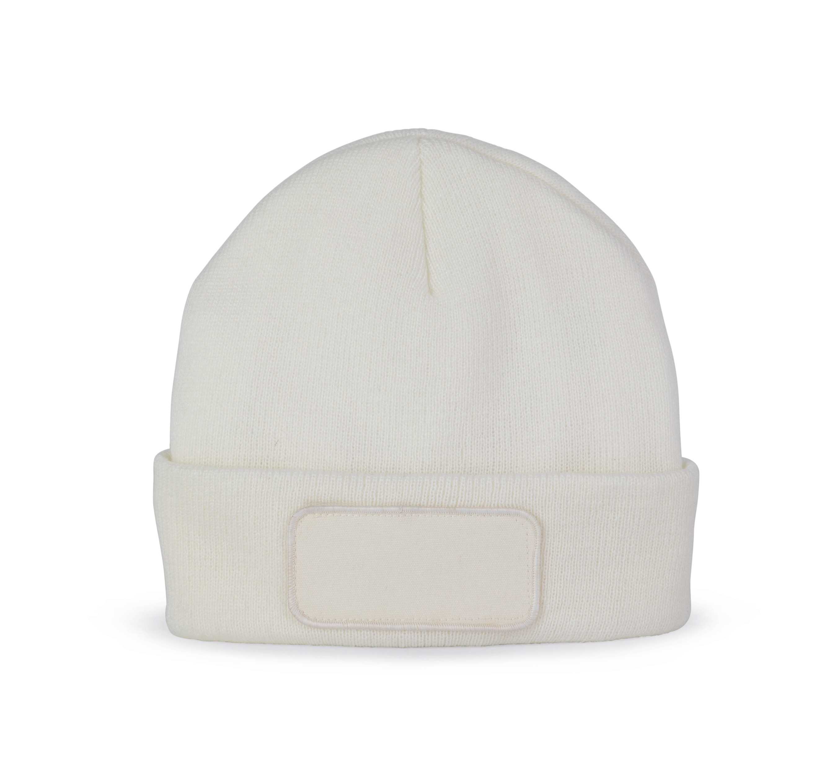 Gorro con parche y forro Thinsulate™ White