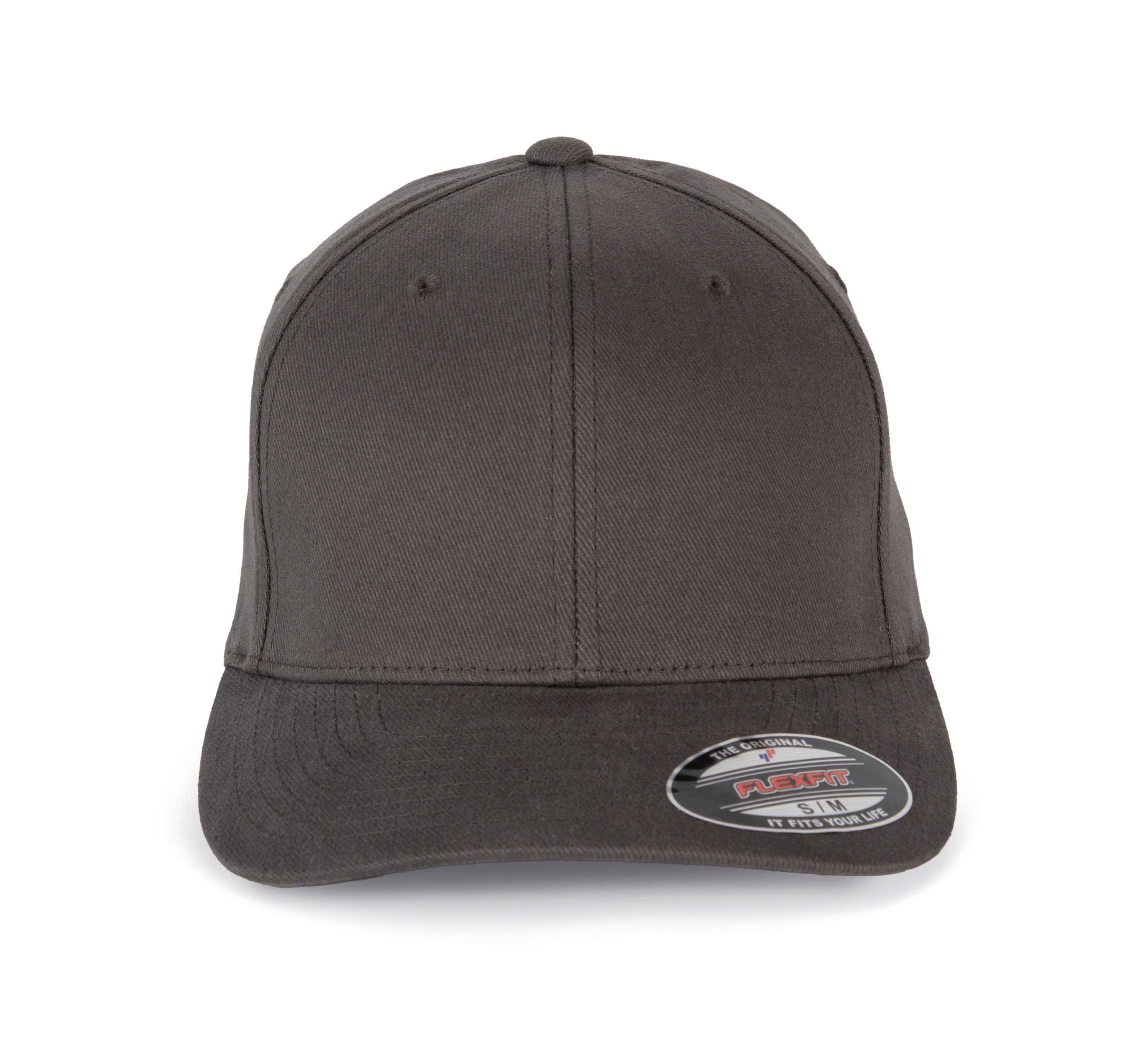 Gorra Flexfit algodón peinado - 6 paneles Deep Grey