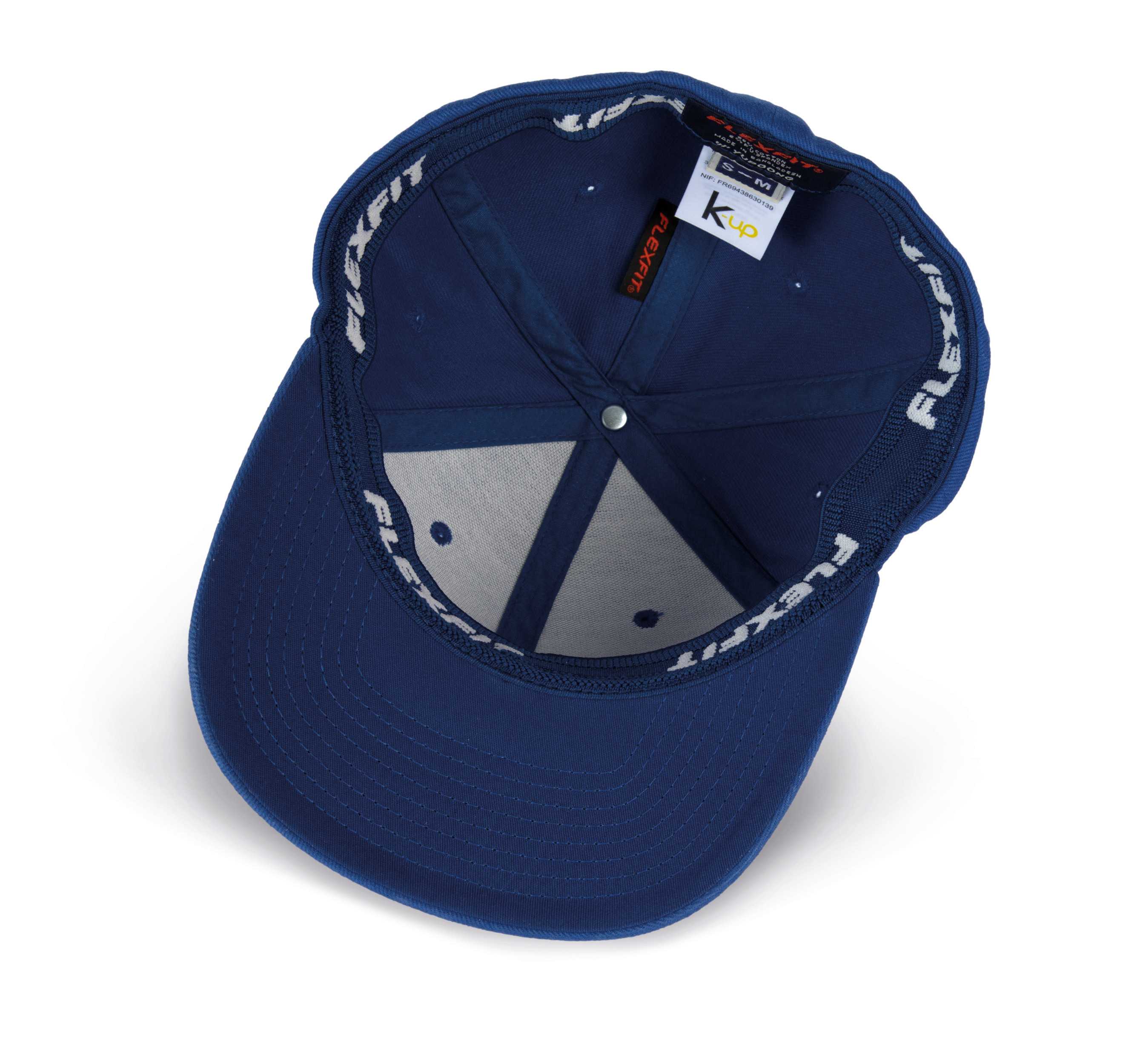 Gorra Flexfit algodón peinado - 6 paneles Royal Blue