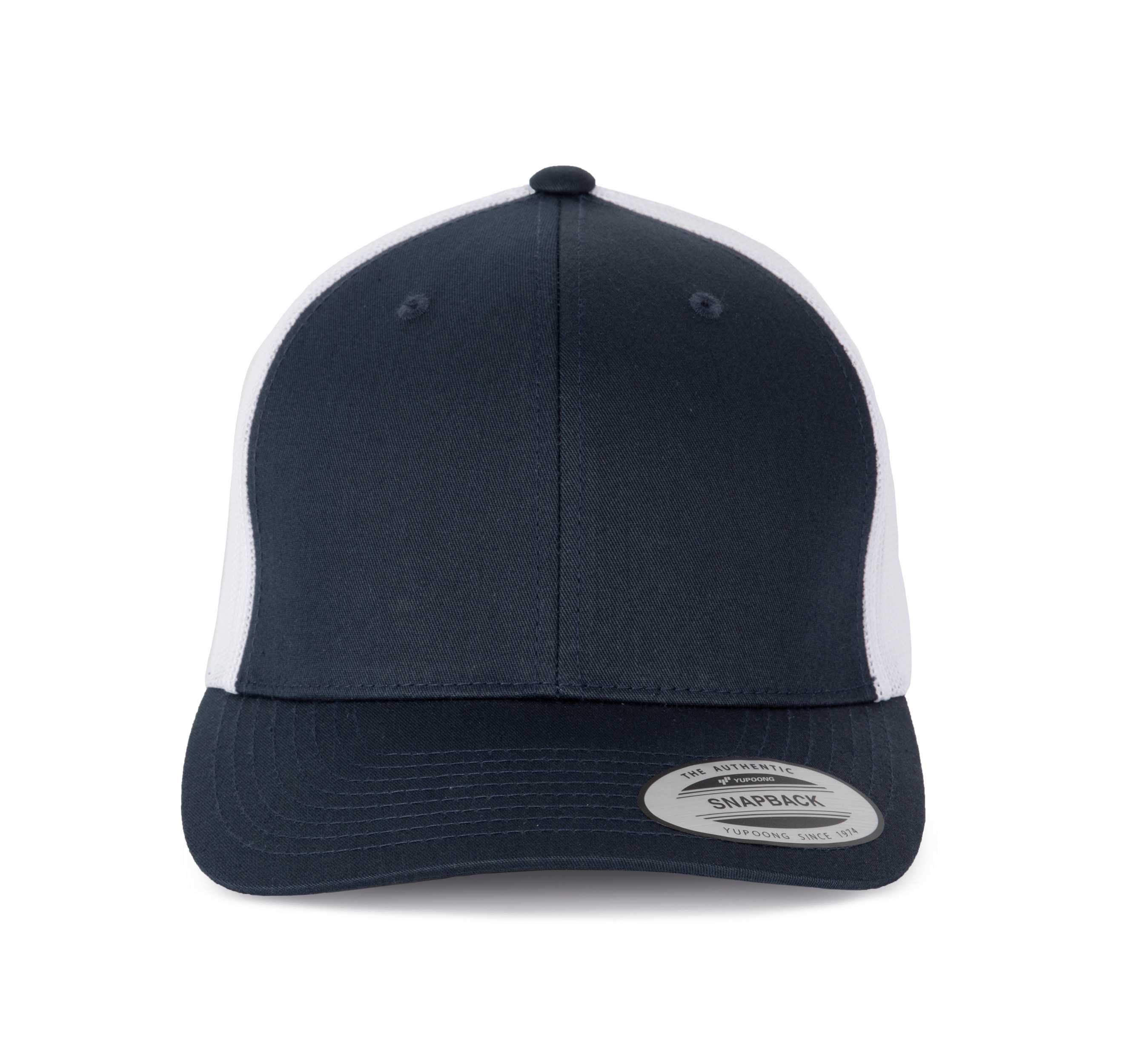 Gorra Trucker modelo retro - 6 paneles Navy / White
