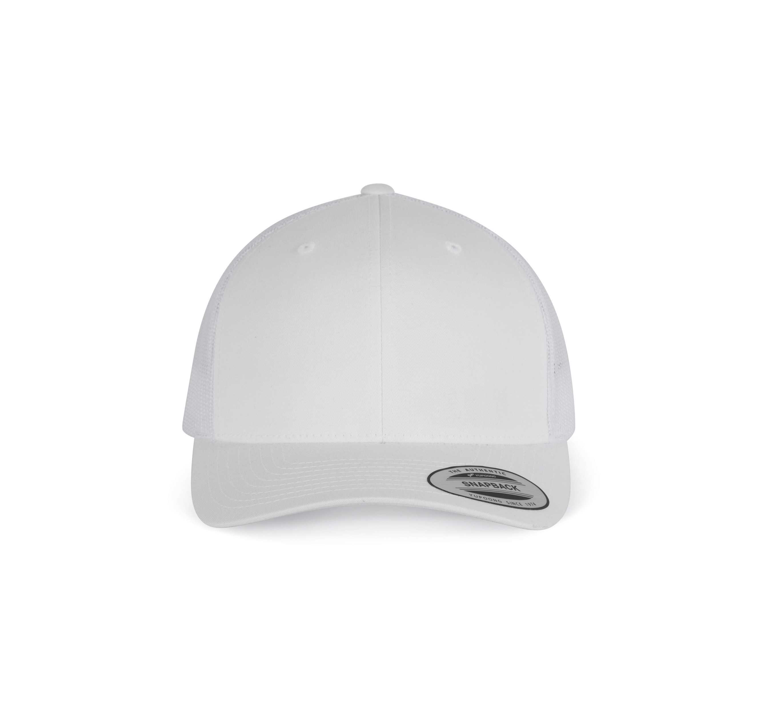 Gorra Trucker modelo retro - 6 paneles White