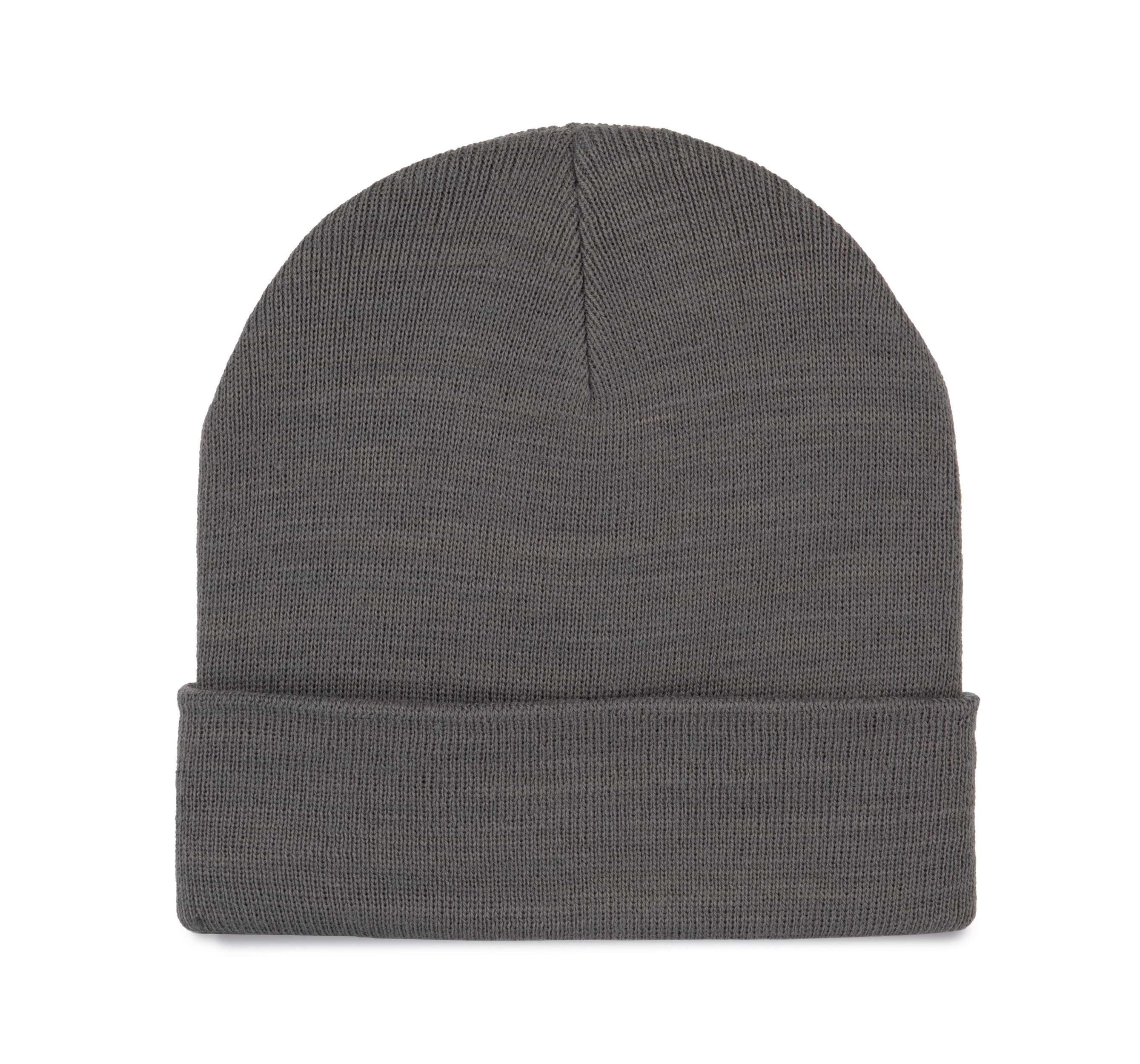 Gorro de punto fino Cement Grey