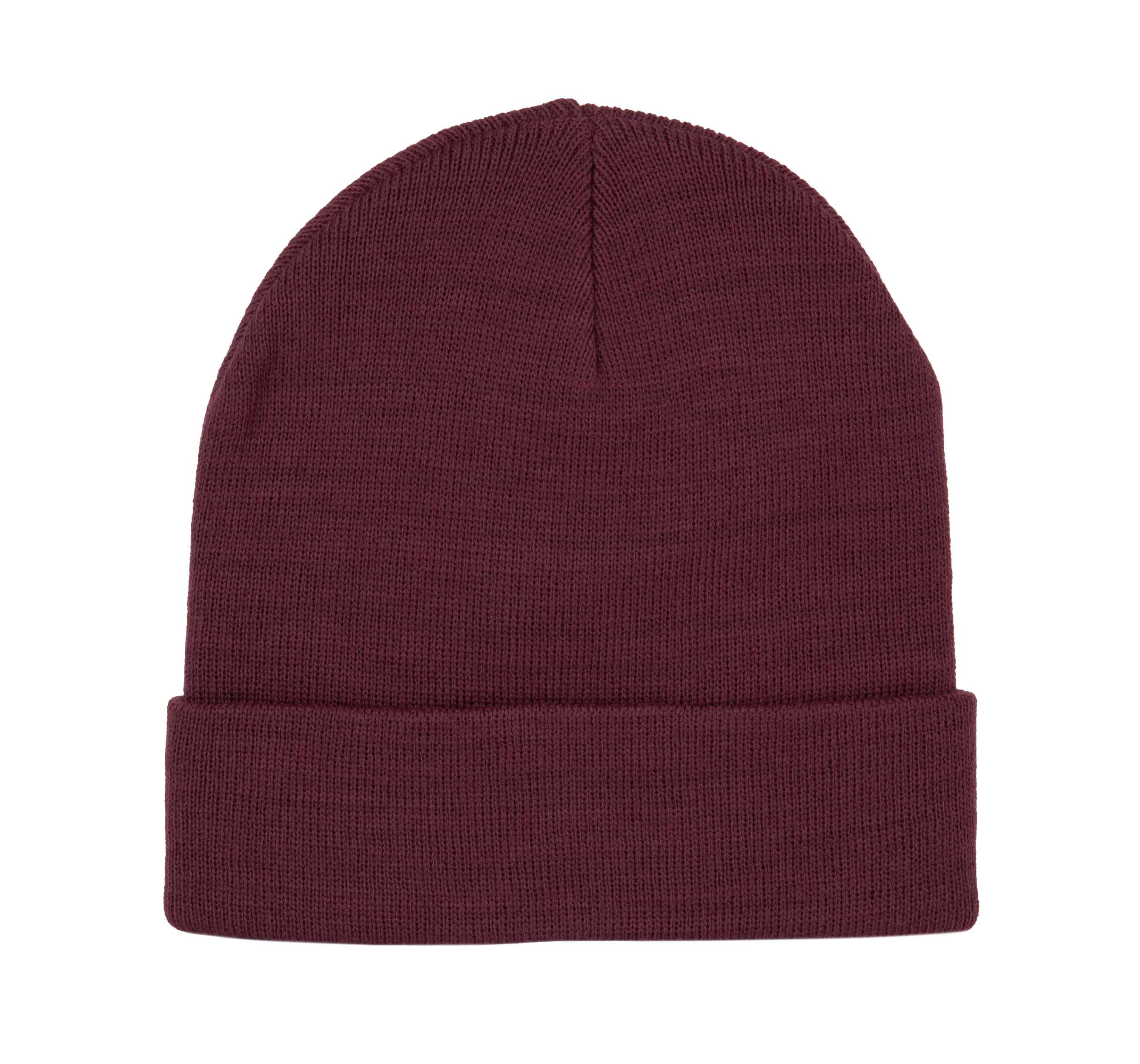 Gorro de punto fino Dark Cherry