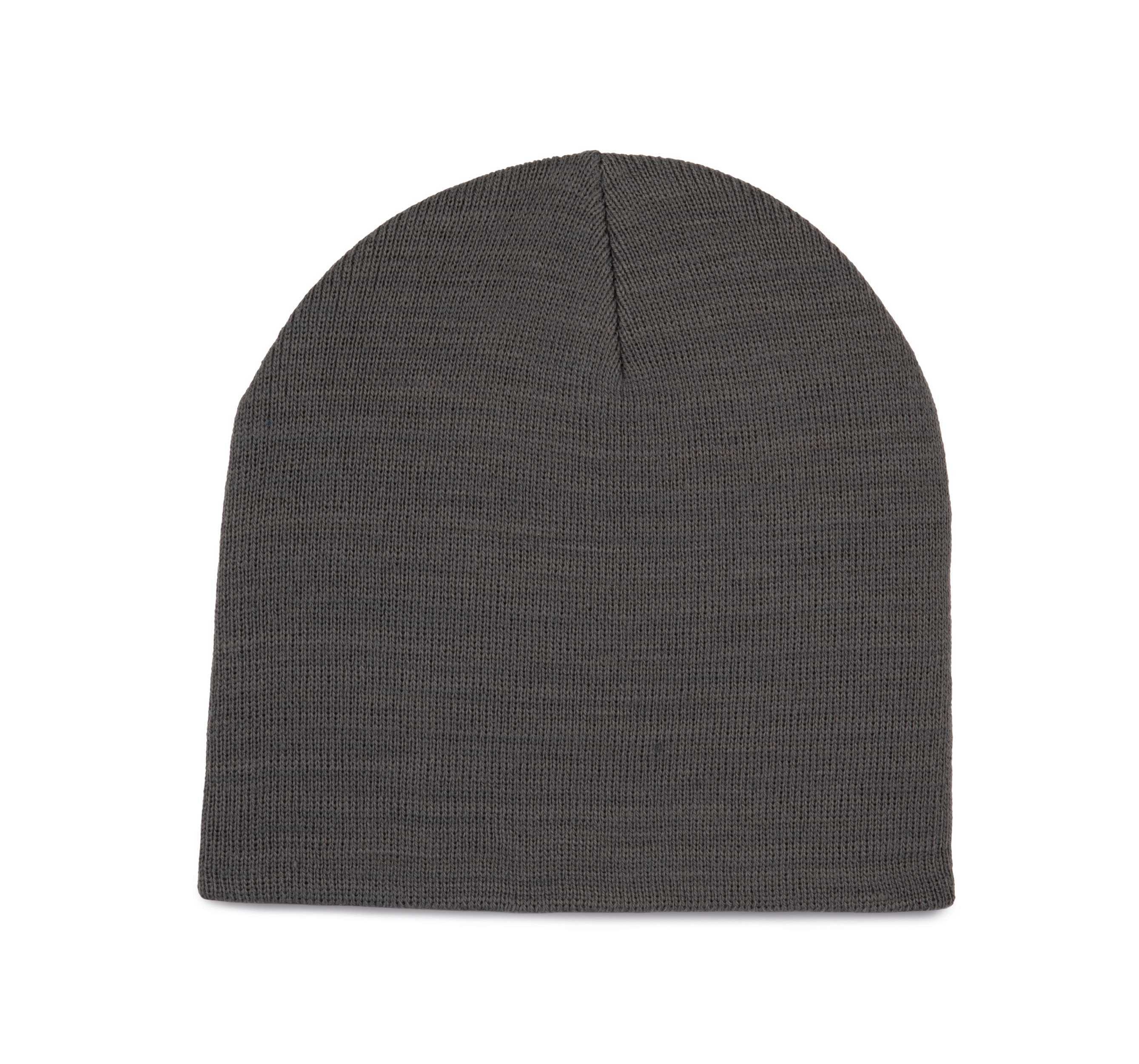 Gorro de punto fino Cement Grey