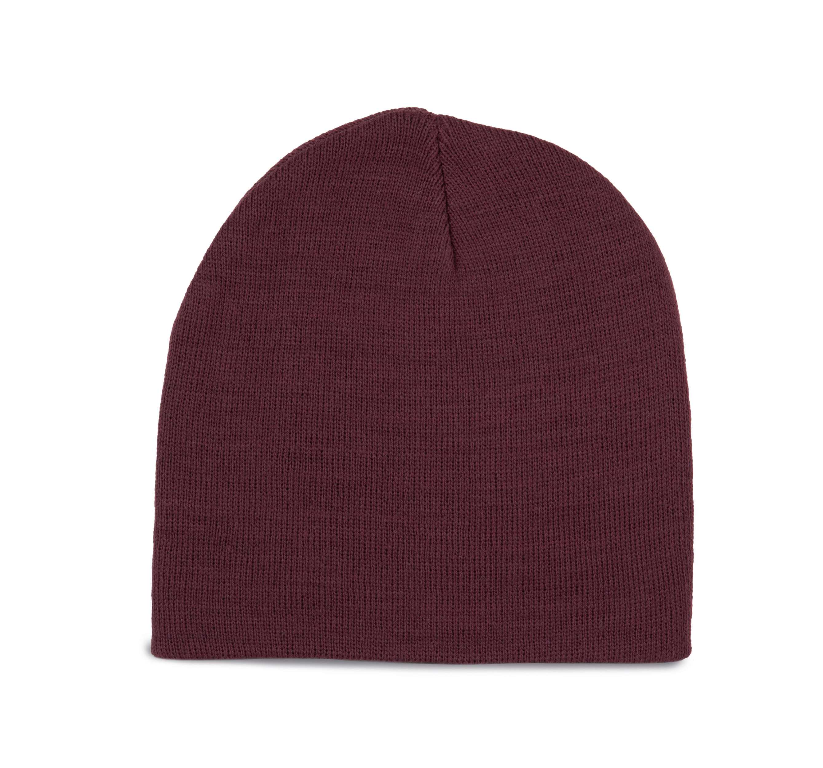 Gorro de punto fino Dark Cherry