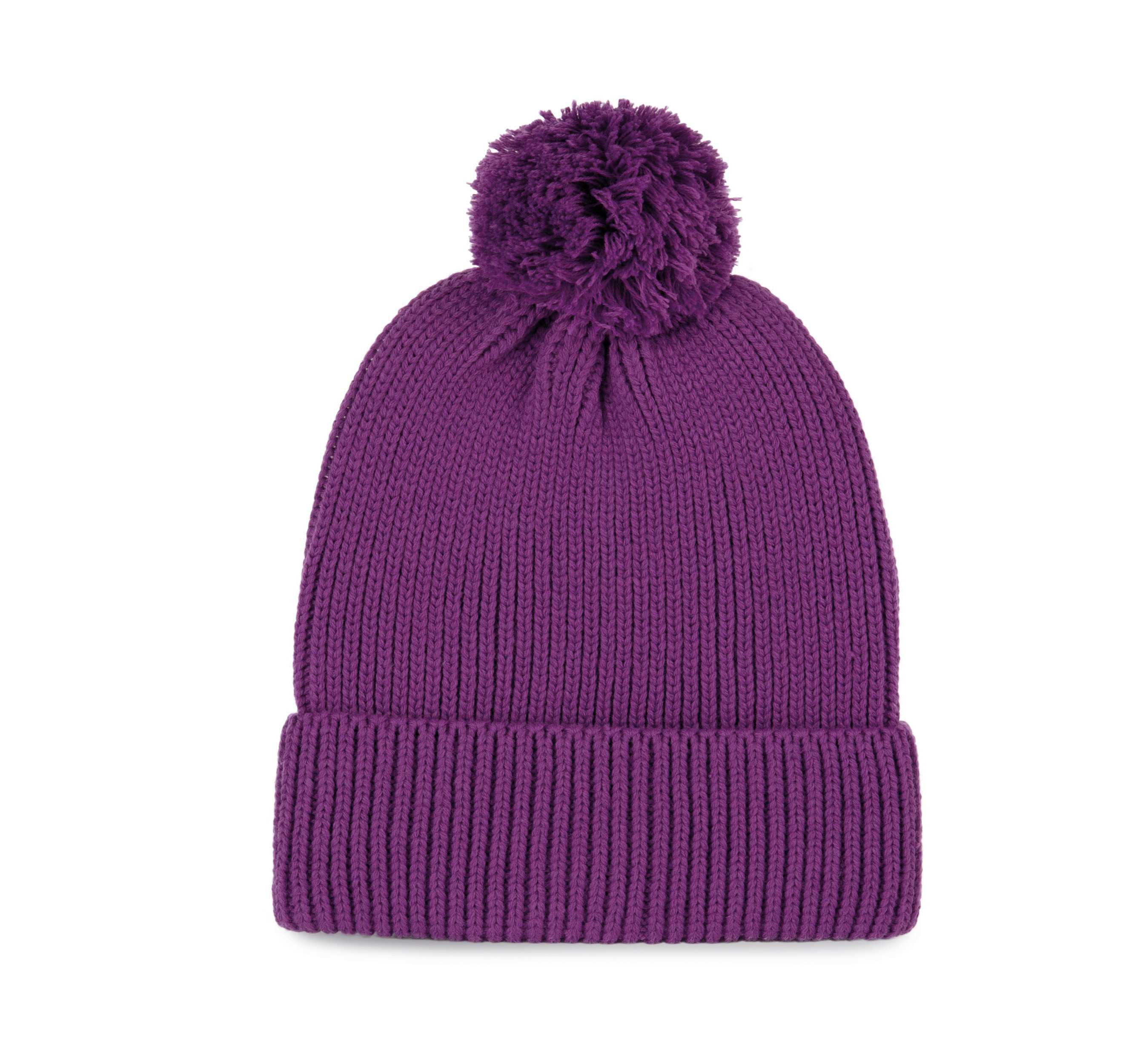 Gorro con pompón Mauve