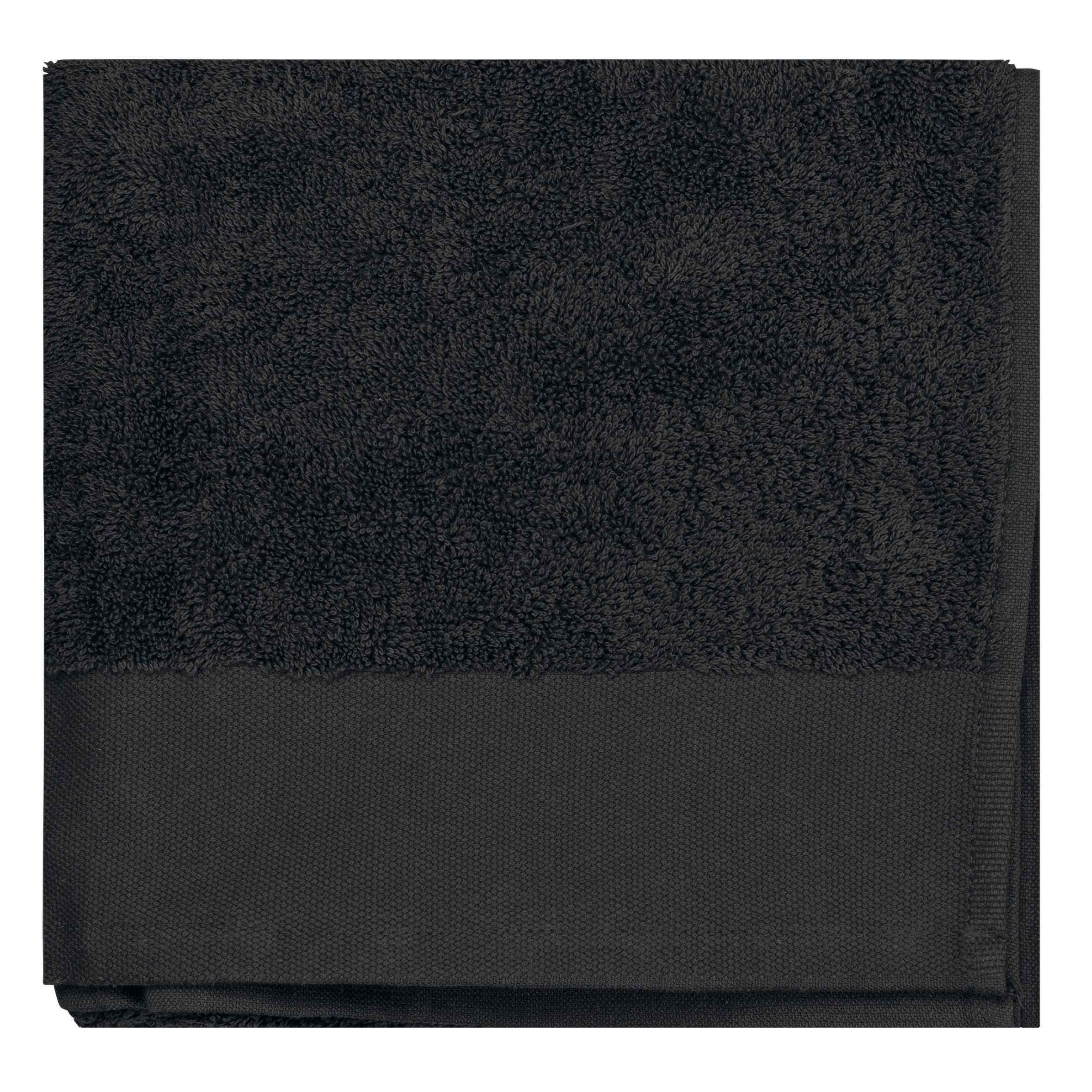 Toalla de manos algodón orgánico Black