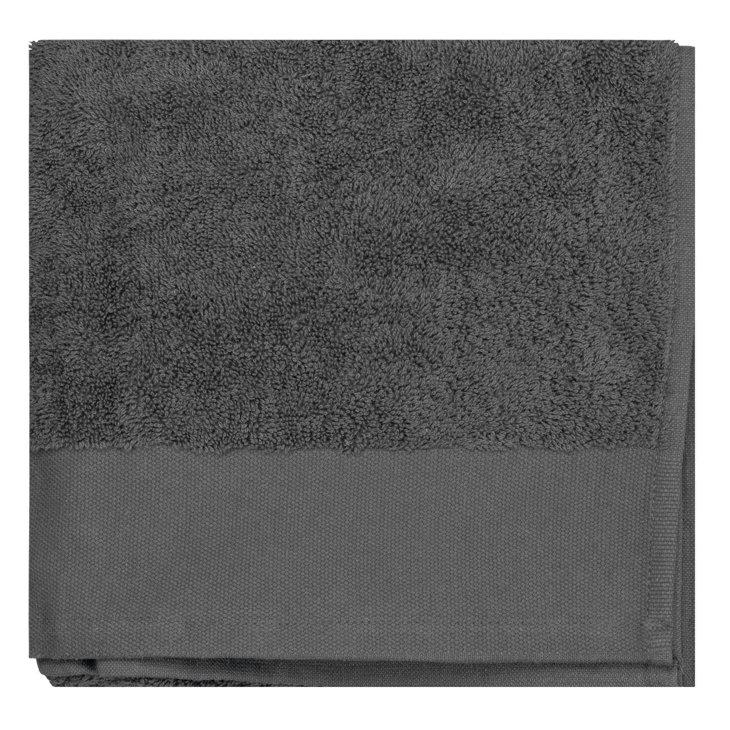 Toalla de manos algodón orgánico Iron Grey