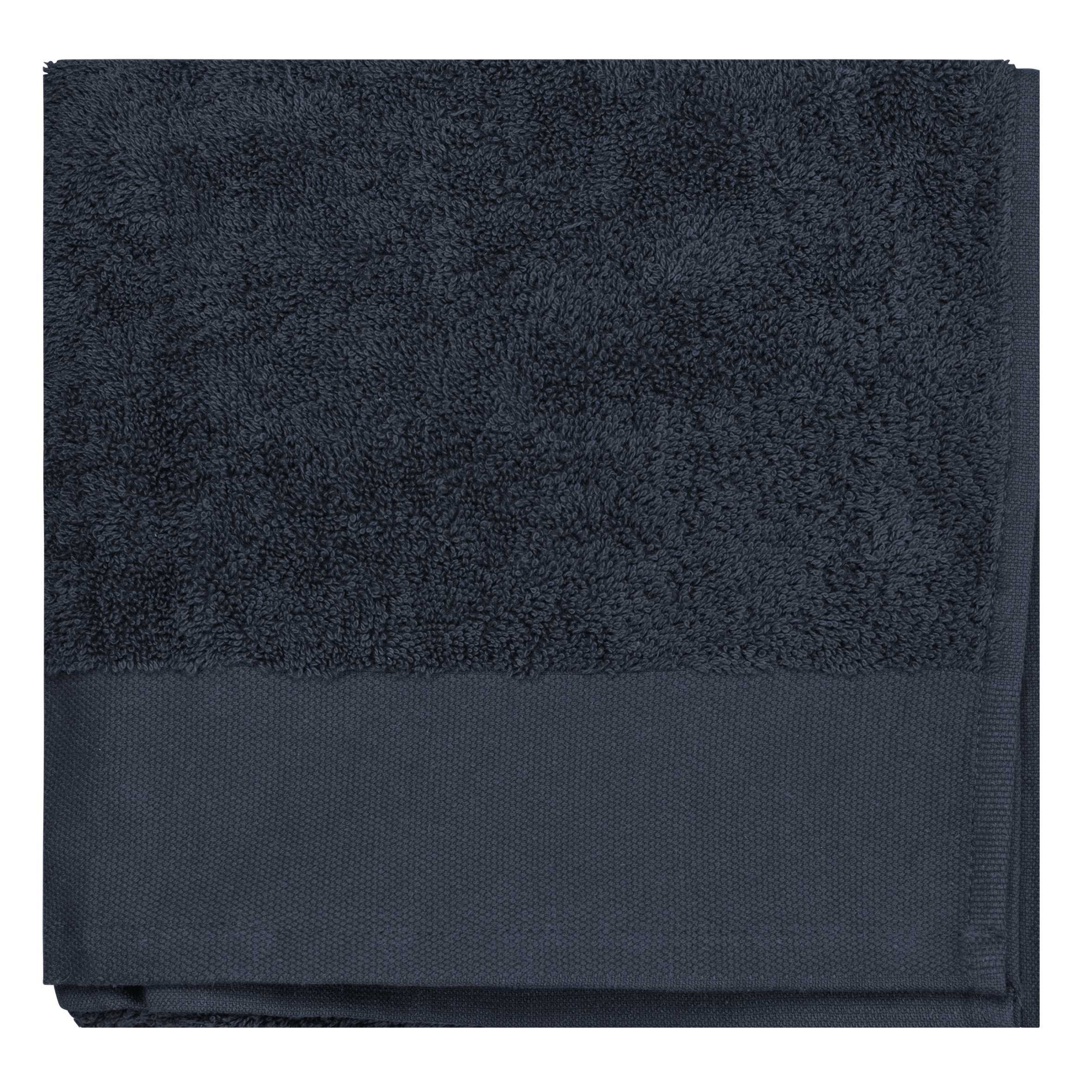 Toalla de manos algodón orgánico Navy