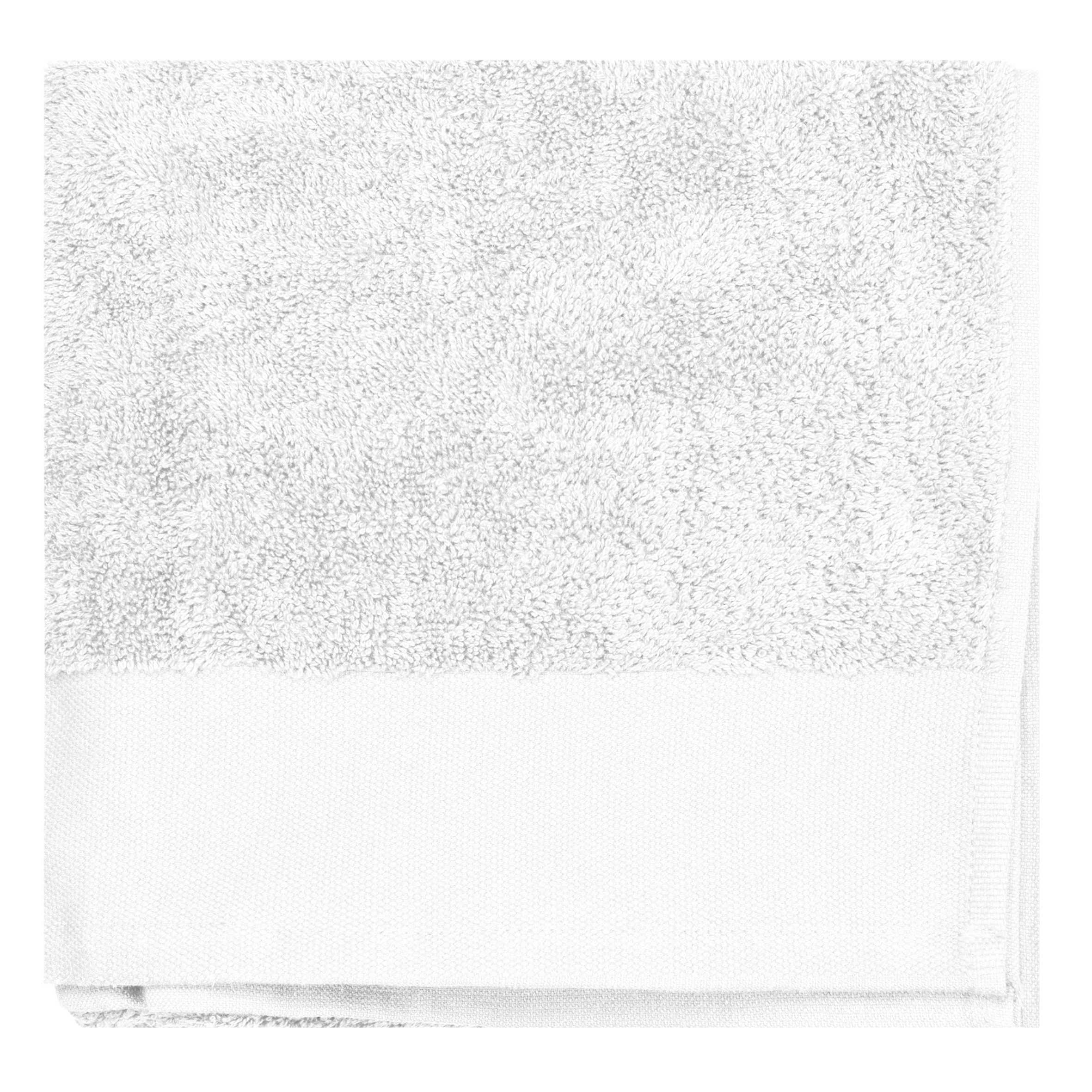 Toalla de manos algodón orgánico White