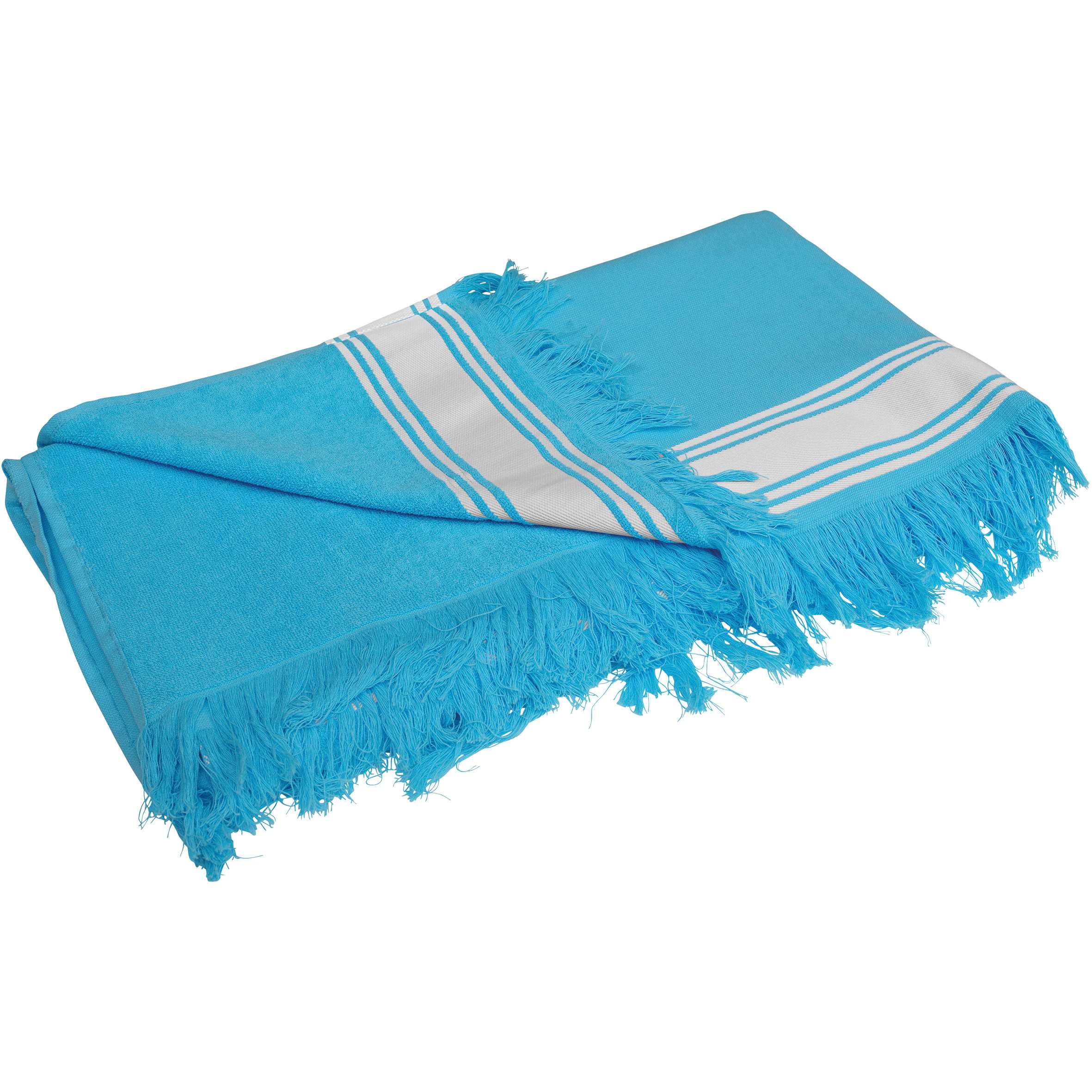 Toalla de baño/ pareo Turquoise / White