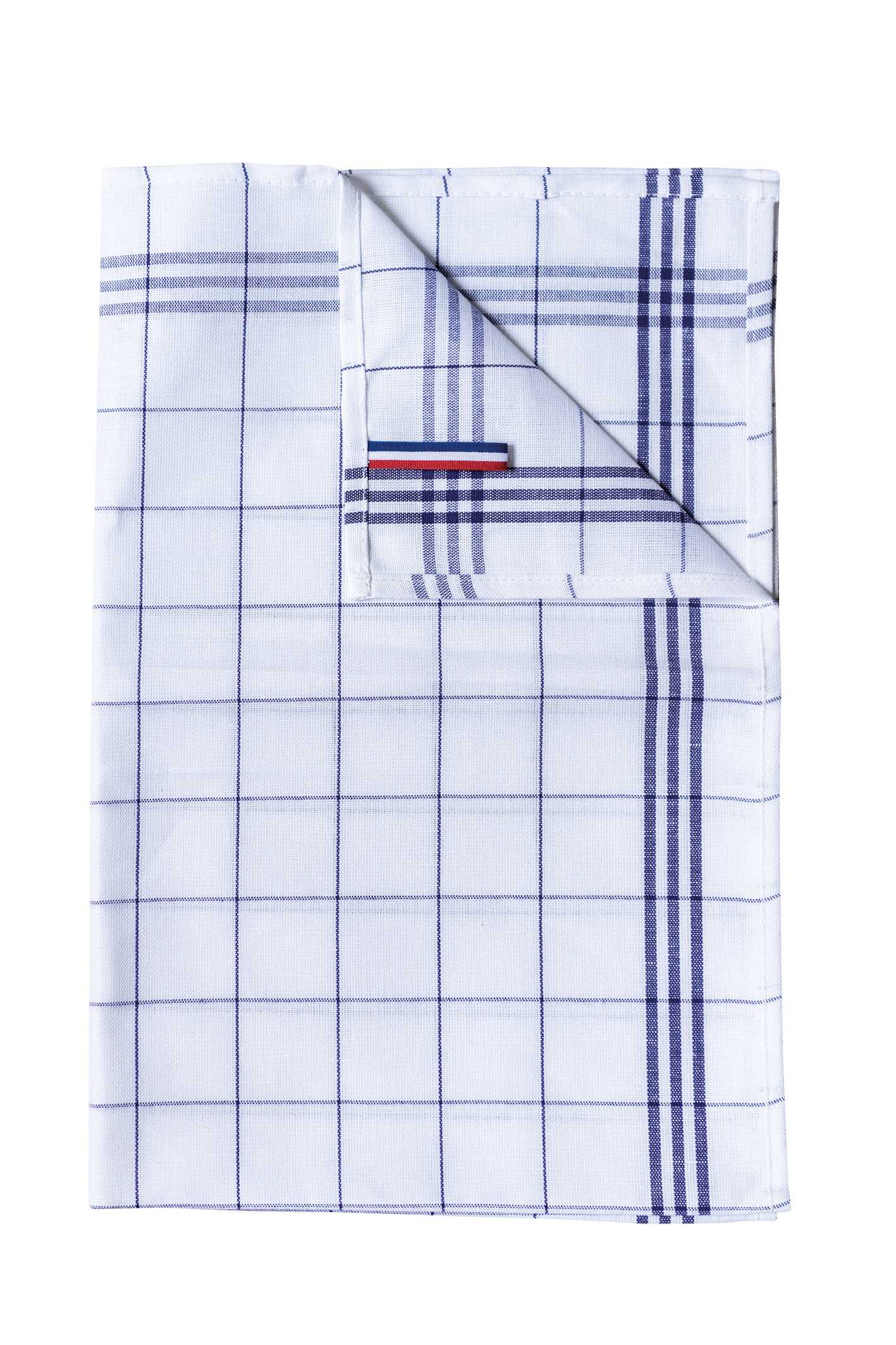 PAÑO DE COCINA A CUADROS "Origine France Garantie" Navy
