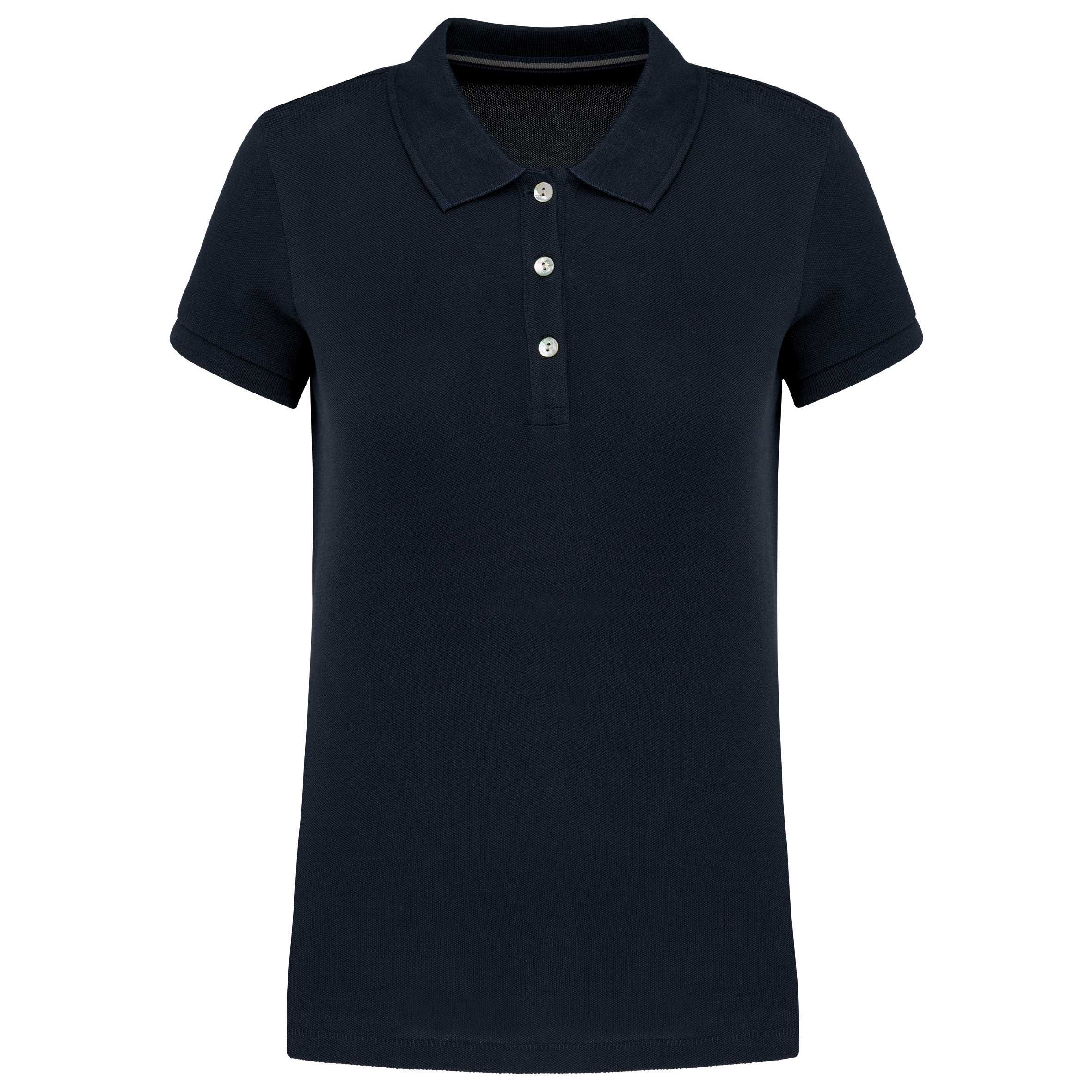 Polo Supima® maga corta mujer Navy