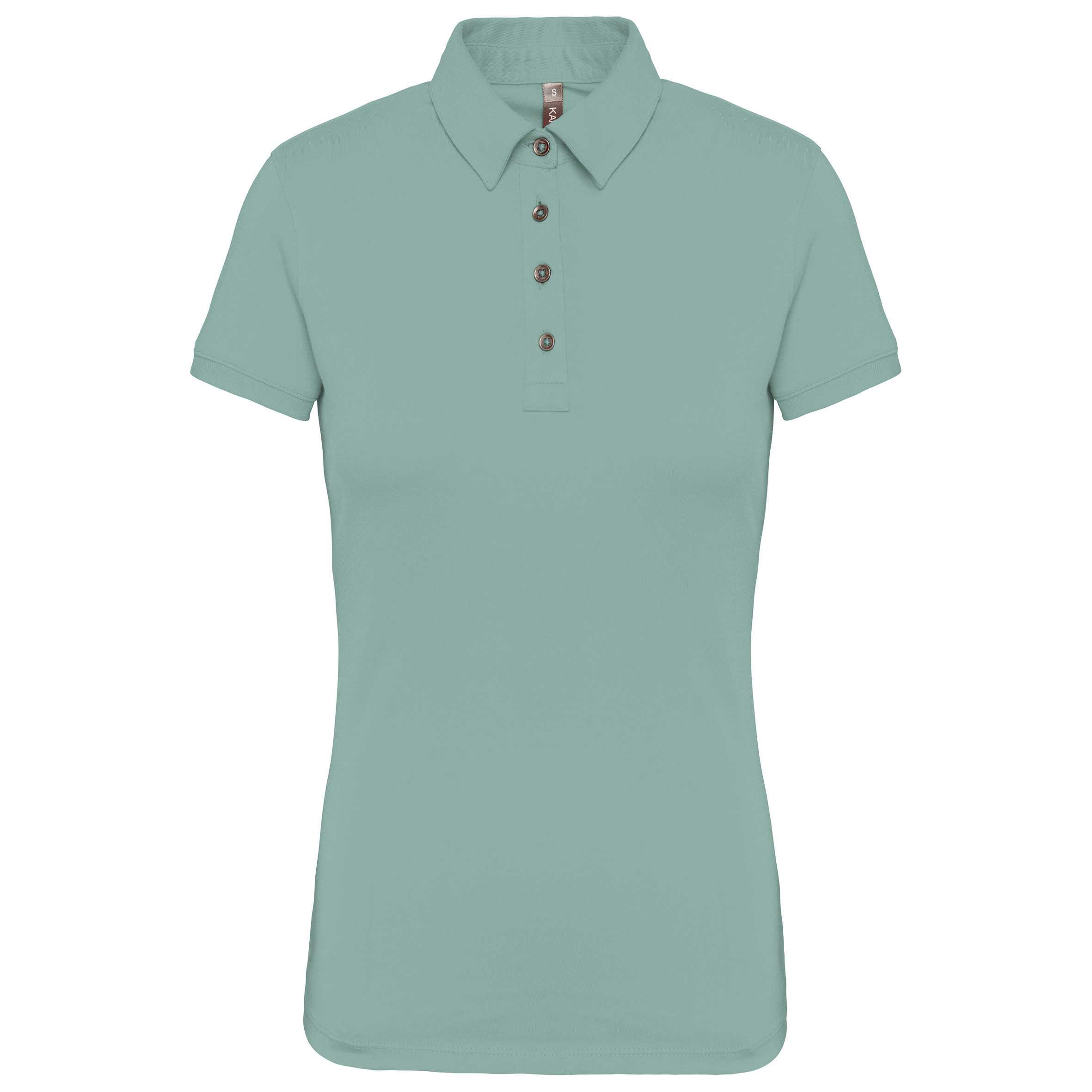 Polo jersey manga corta mujer Sage